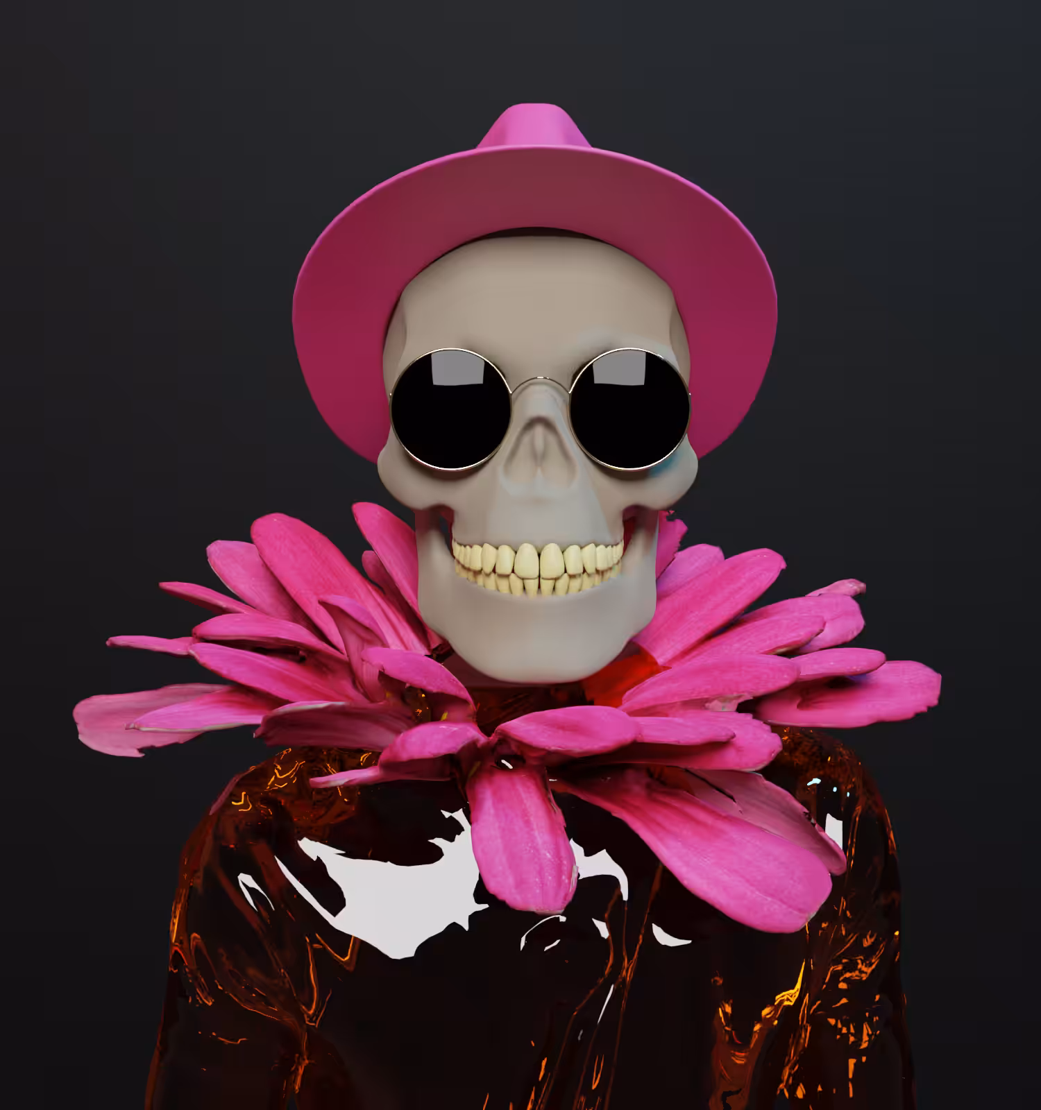 Fictional Reality: Skully pink