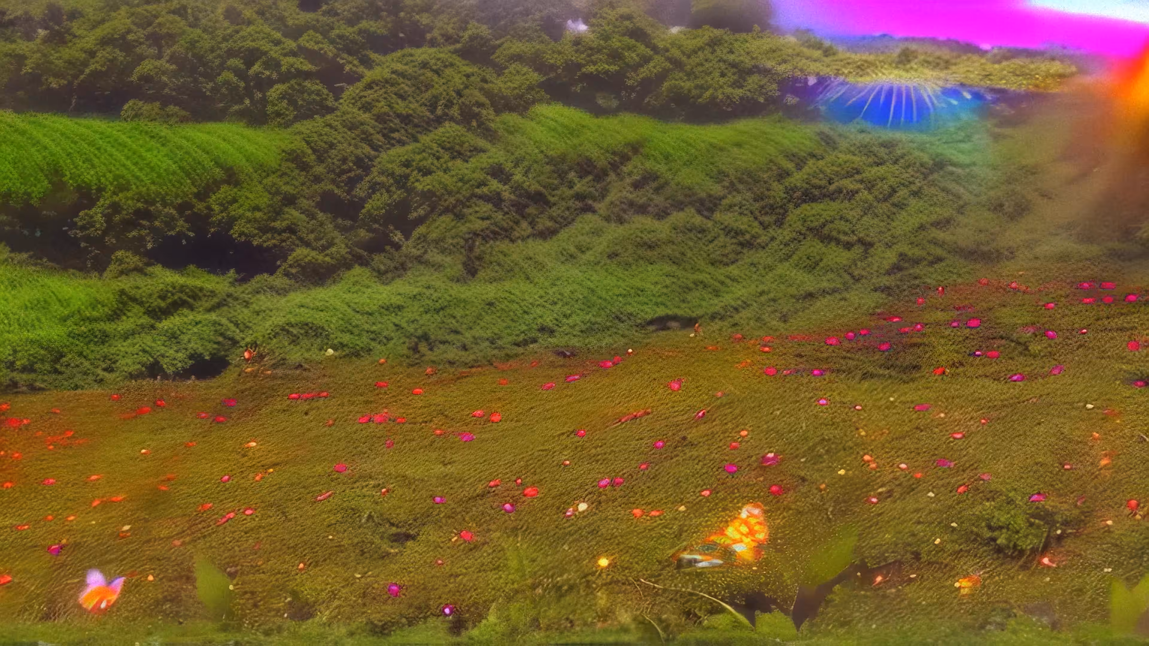 Flight Above Spring