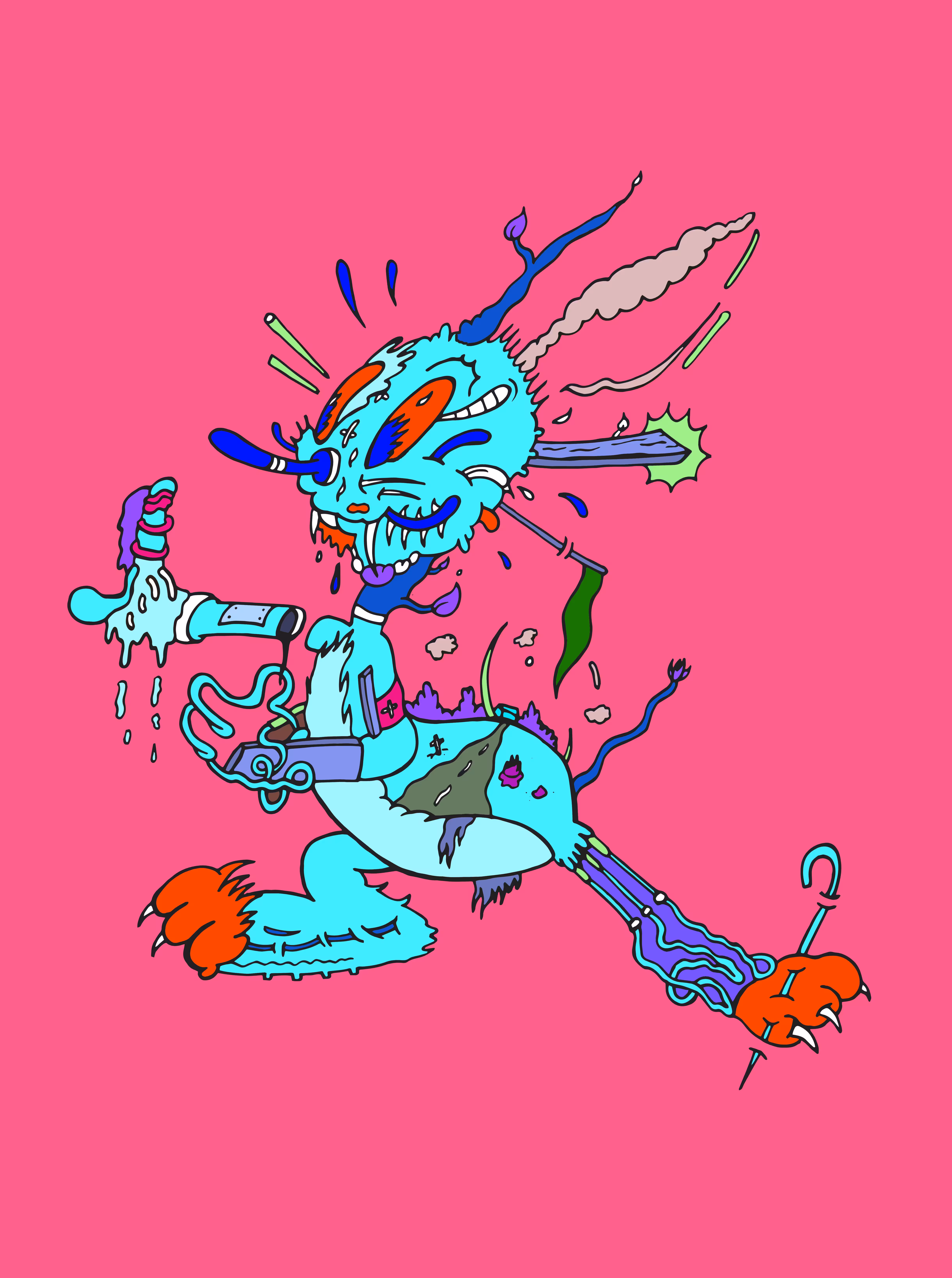 Rabbot (Blue Pink)