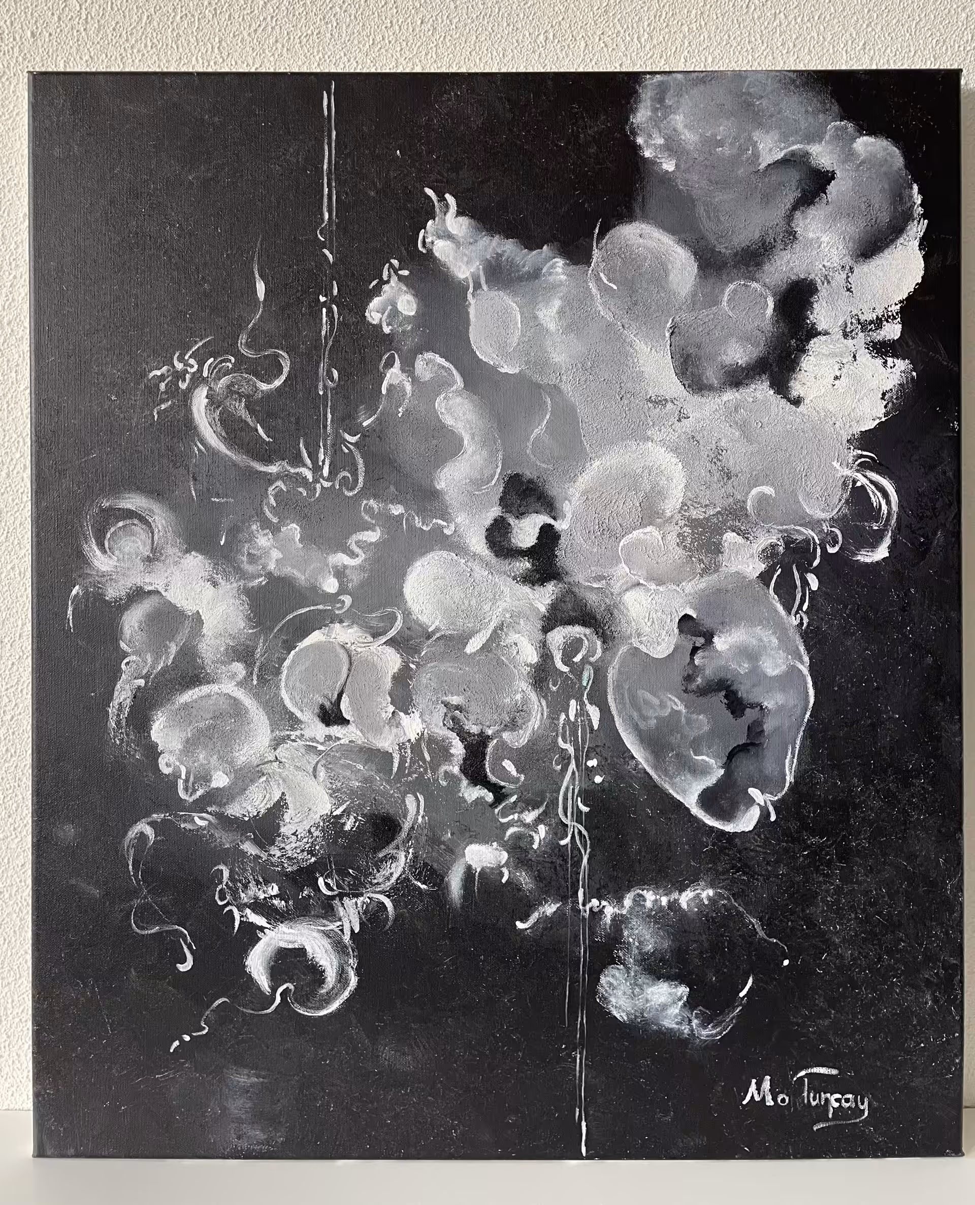BW Painting / Old school brushwork.