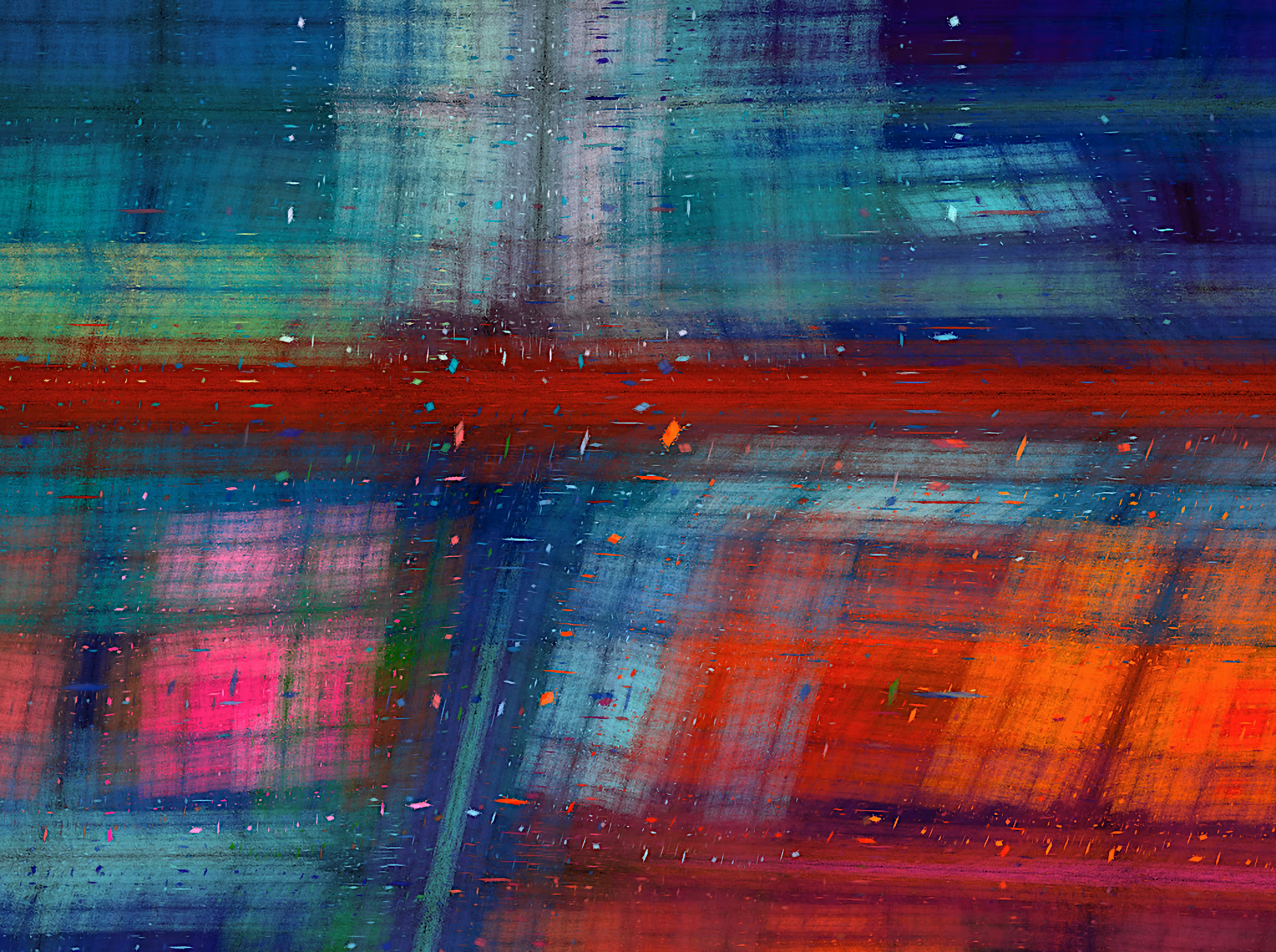 Raw Fractal Series - #153 - Red Line