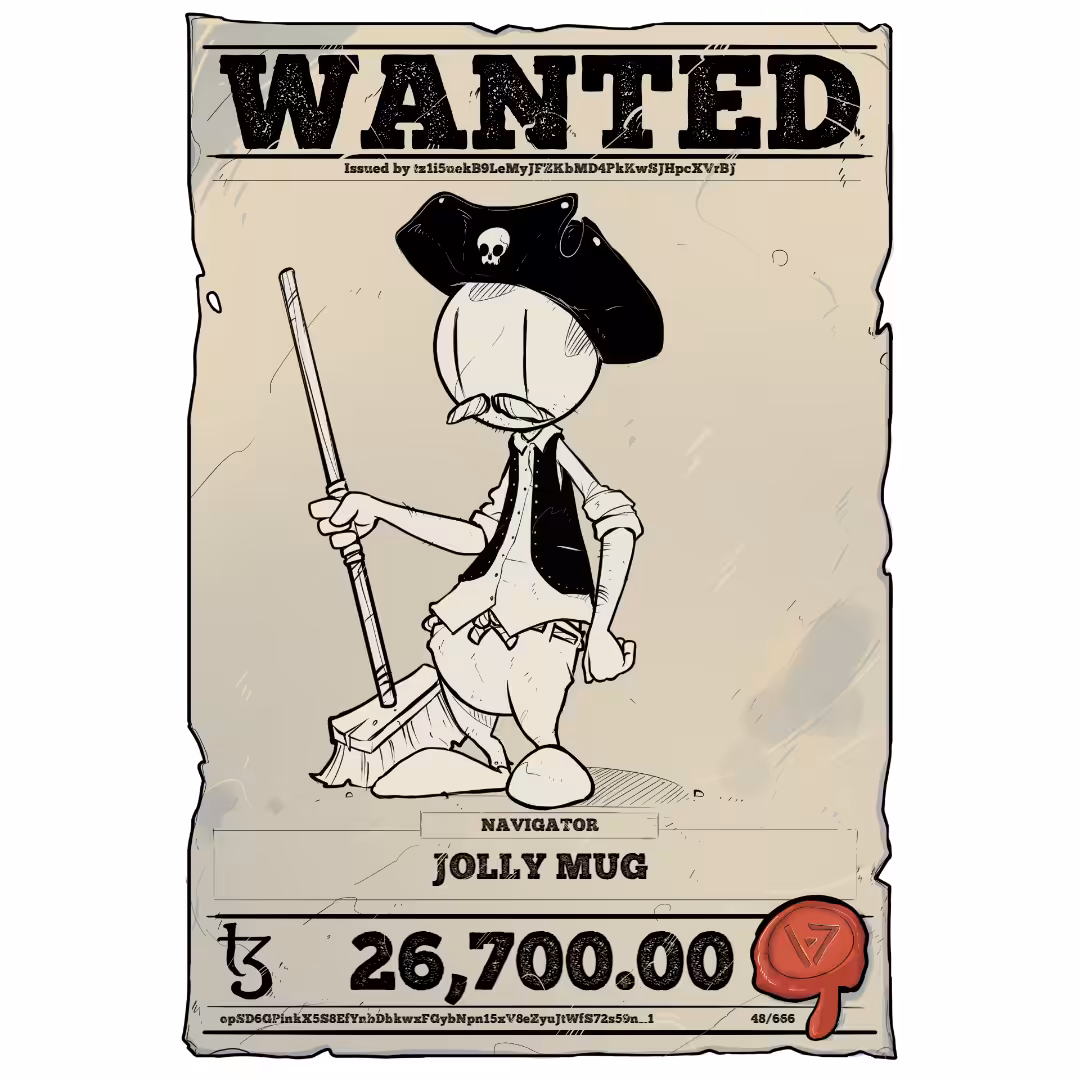 JOLLY MUG | TEZOS PIRATE 48/666