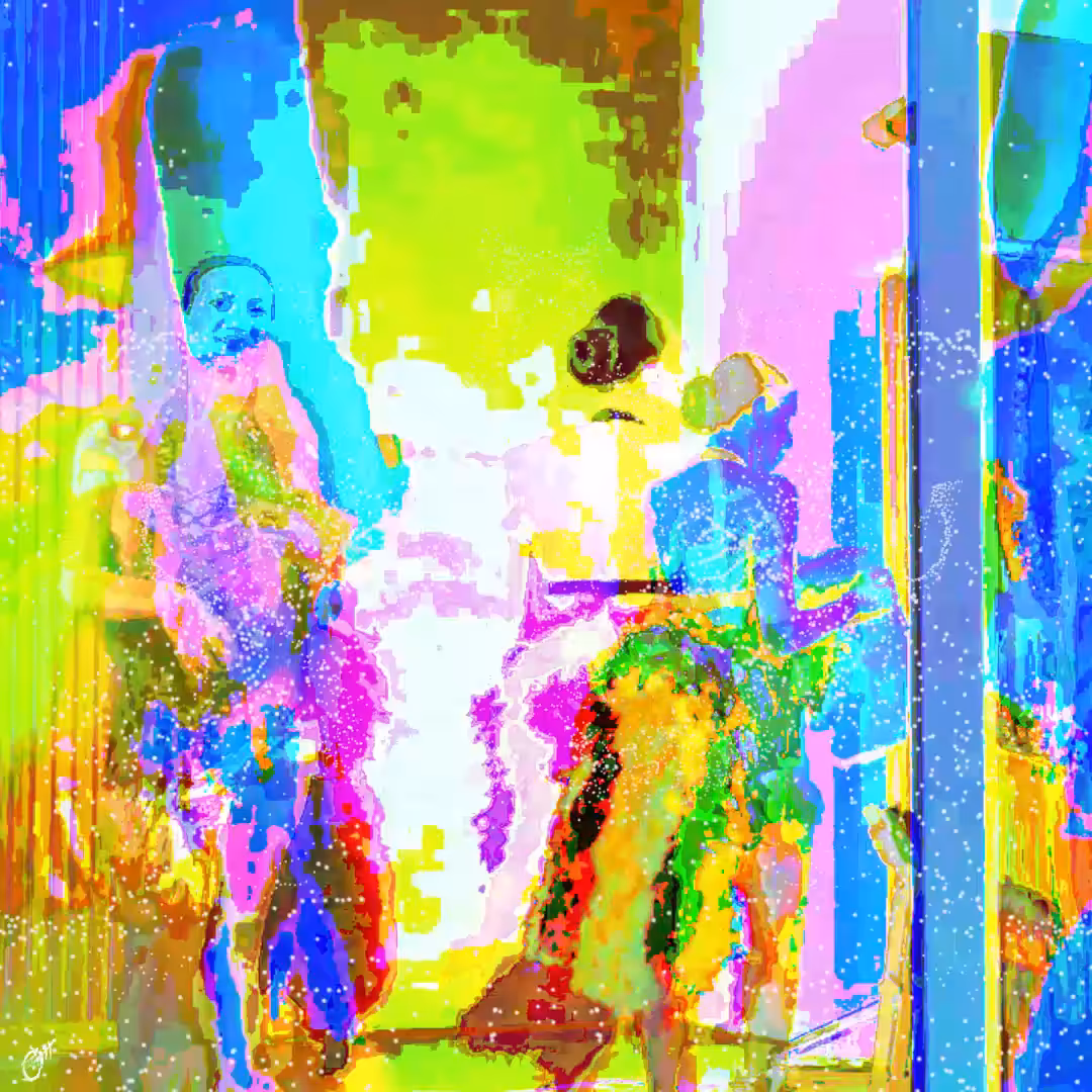 Reflection of the dancer