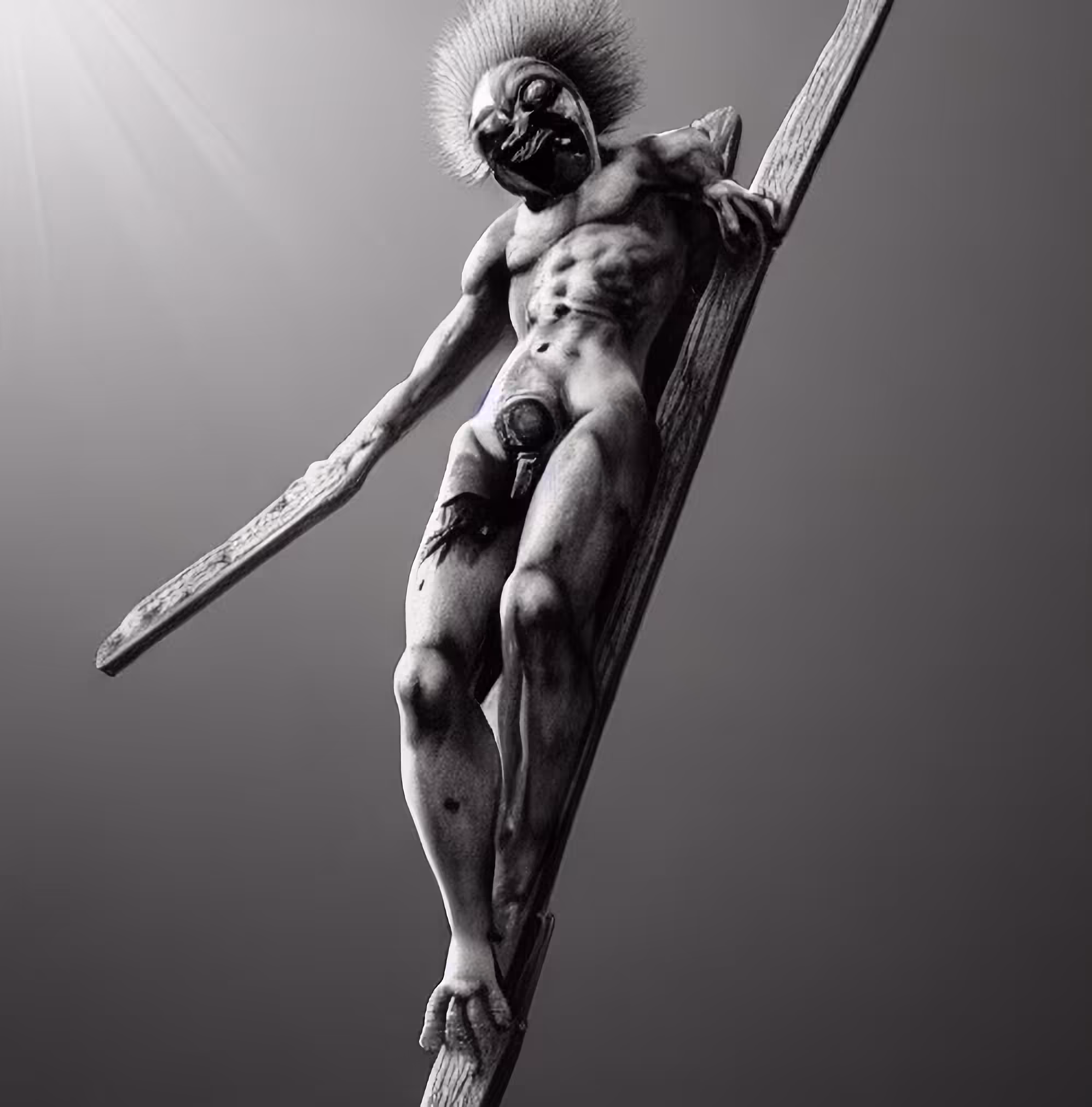 Crucified clown #3