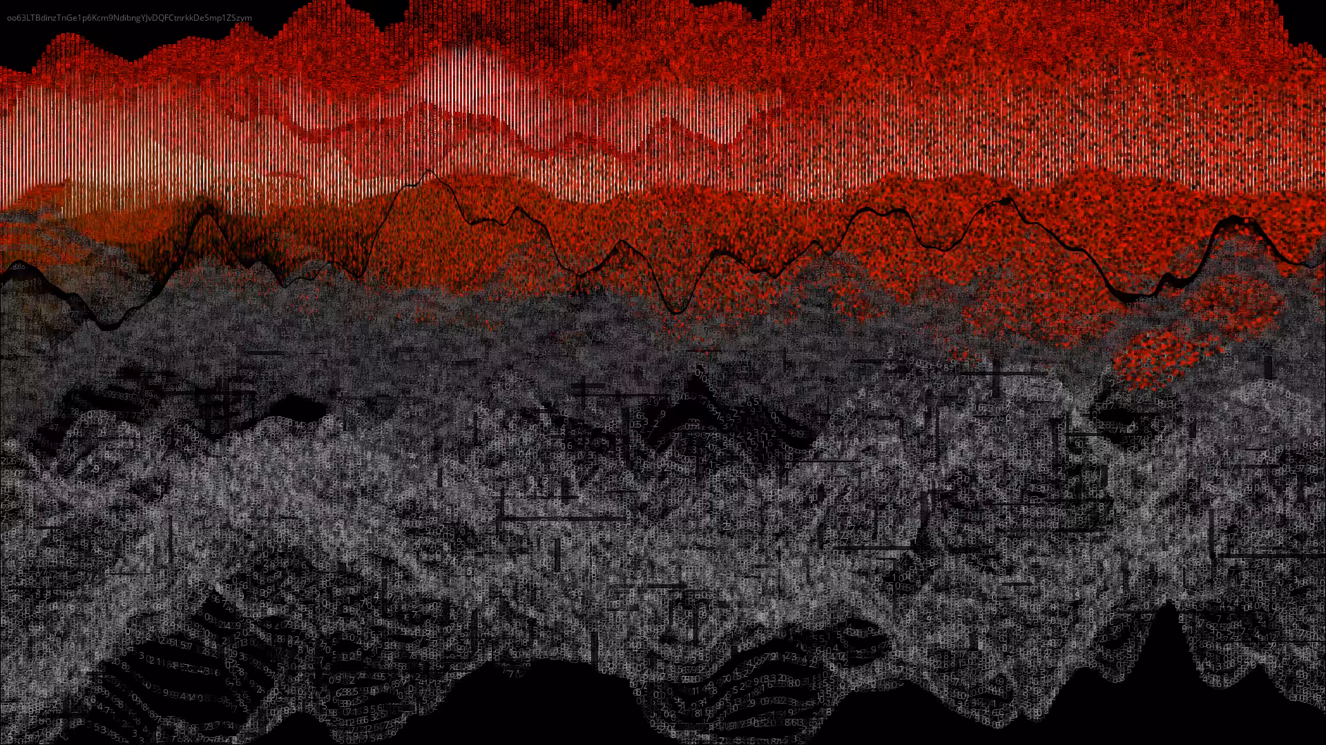 Pixel rain in a data landsacape #172