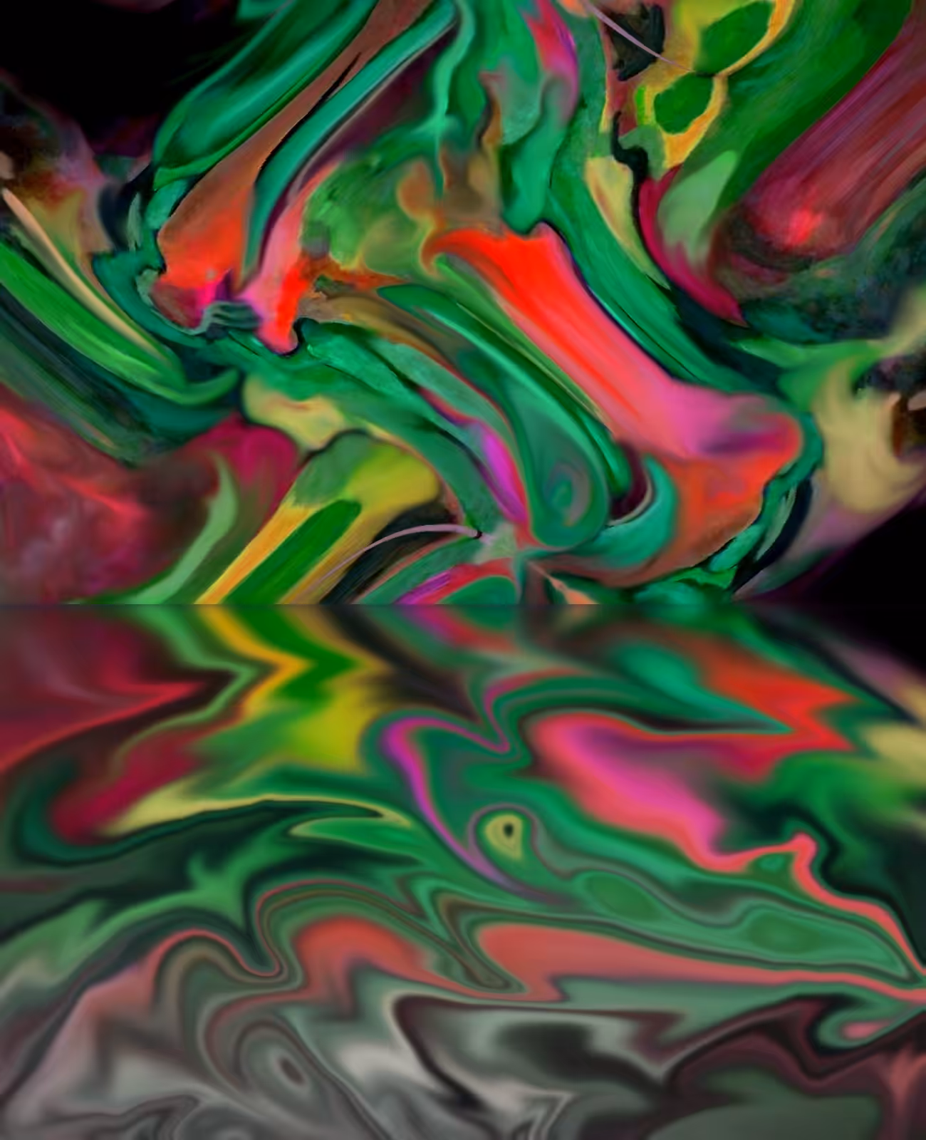 Reflection of reality in unreality