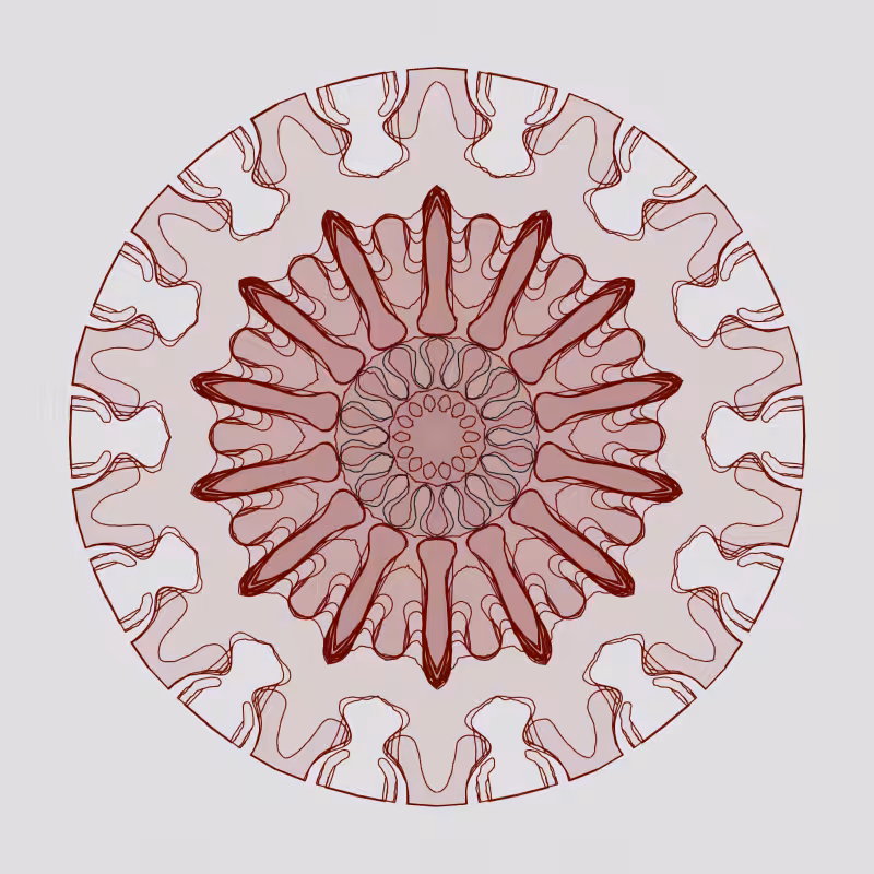 Handdrawn Kaleido #12