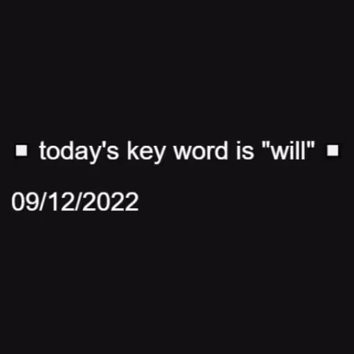 ◻️ today's key word ...