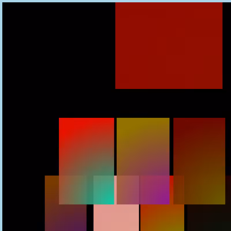 Random Color GRID #4