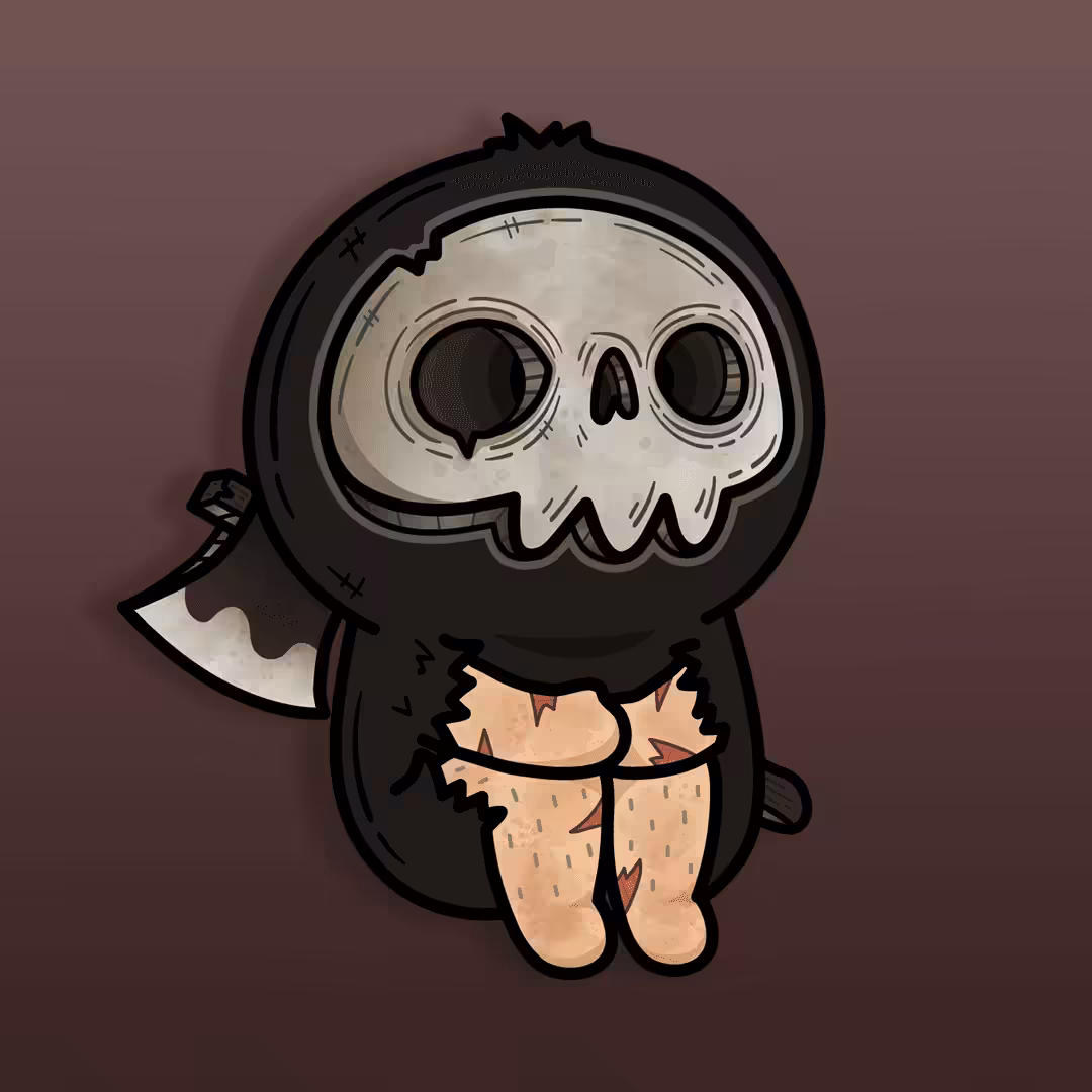 DEATH SKULL MASK CHARACTERS #002