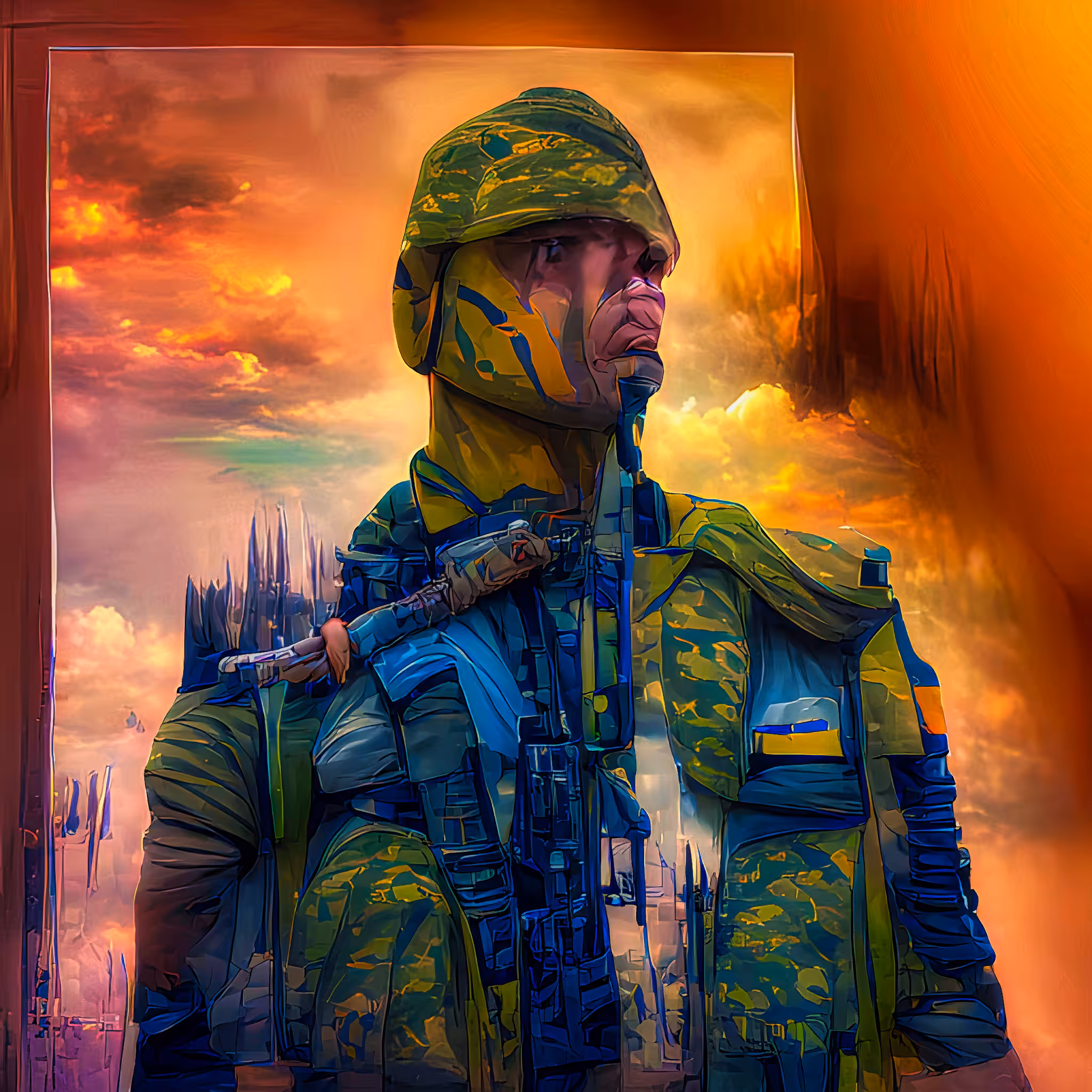 BeGAN #73 - Ukrainian Soldier