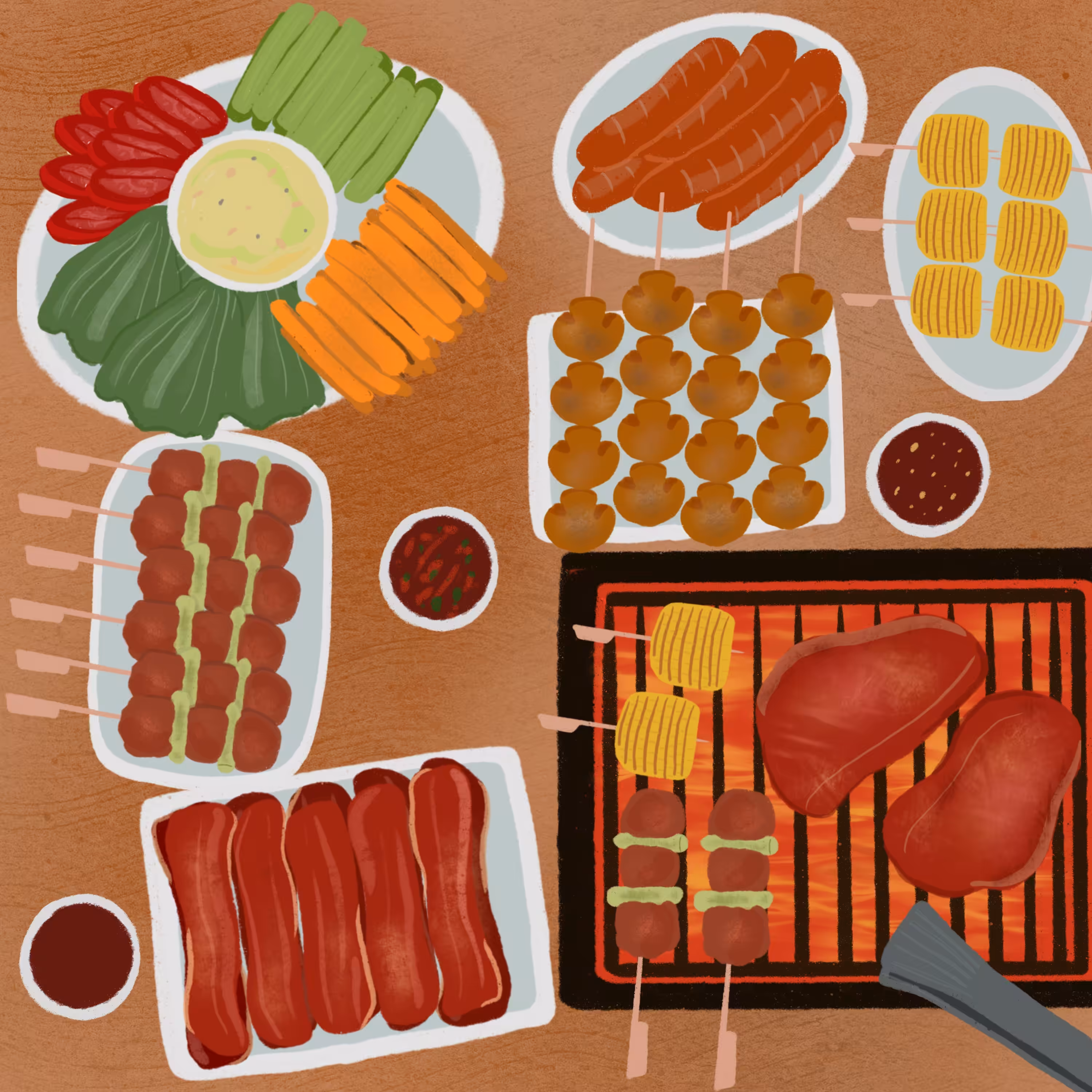 Grill Foods Party