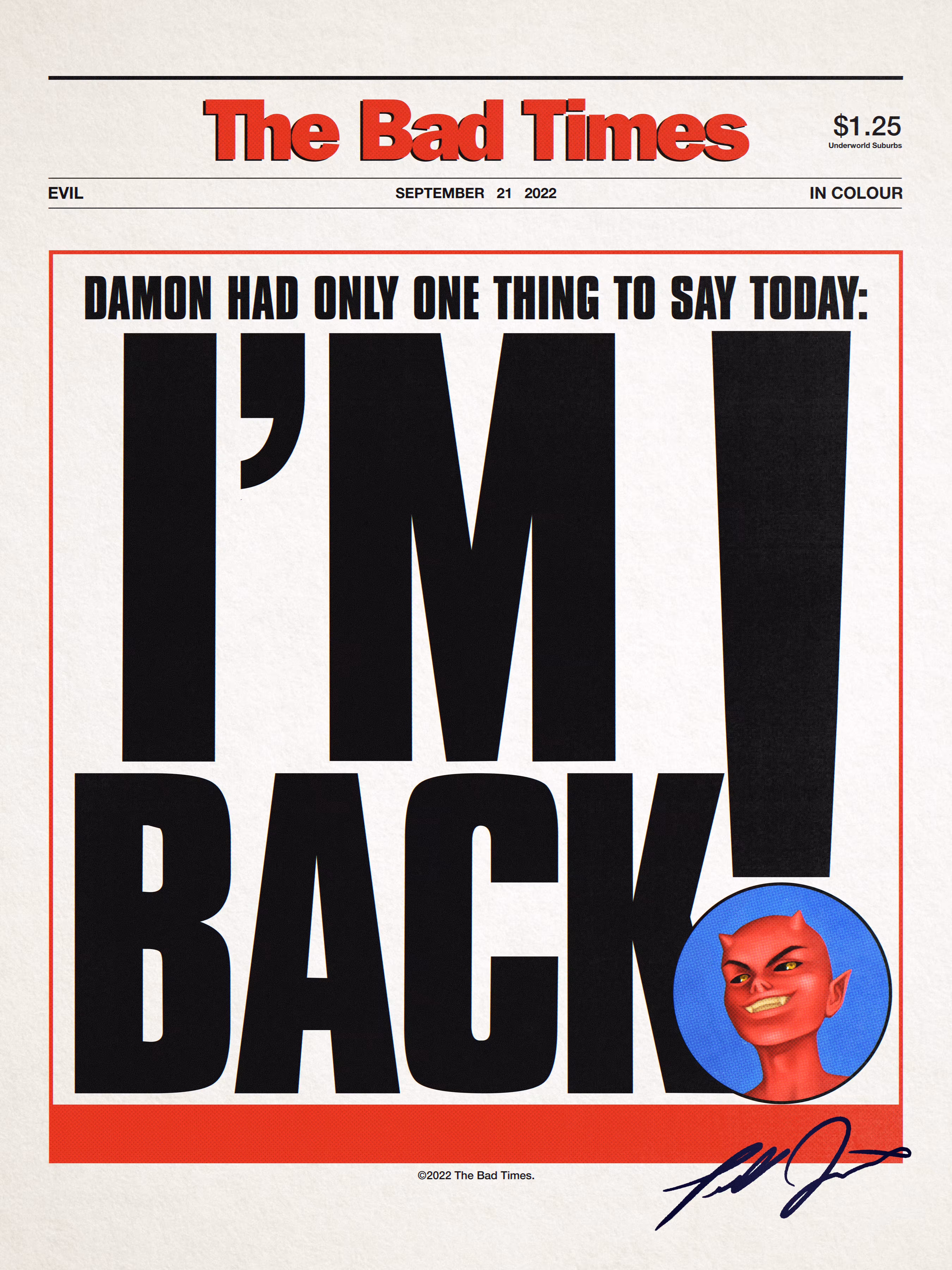 I'm Back!