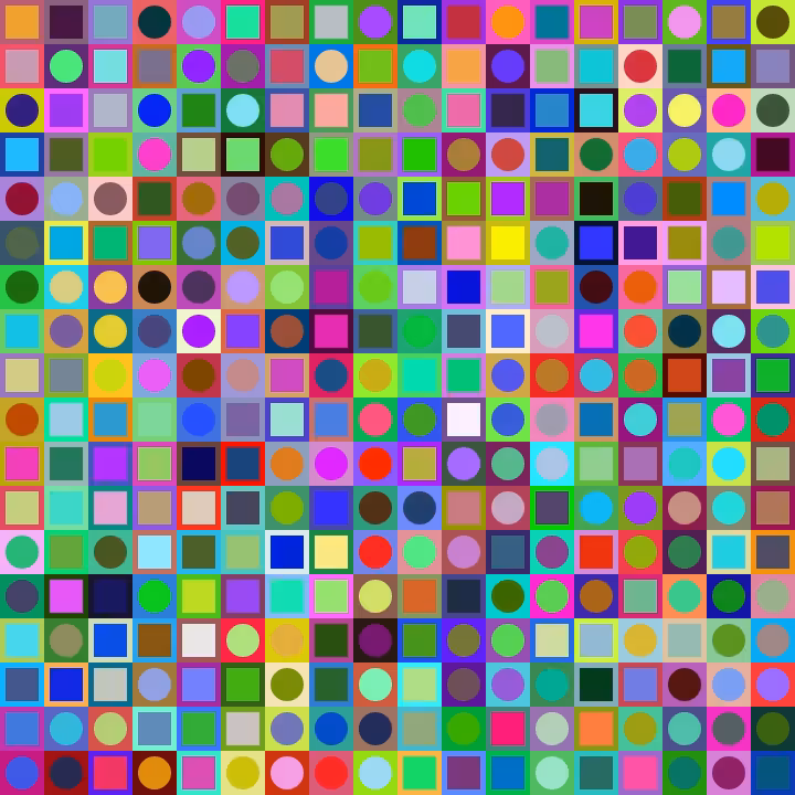 Square Dot Composition #142