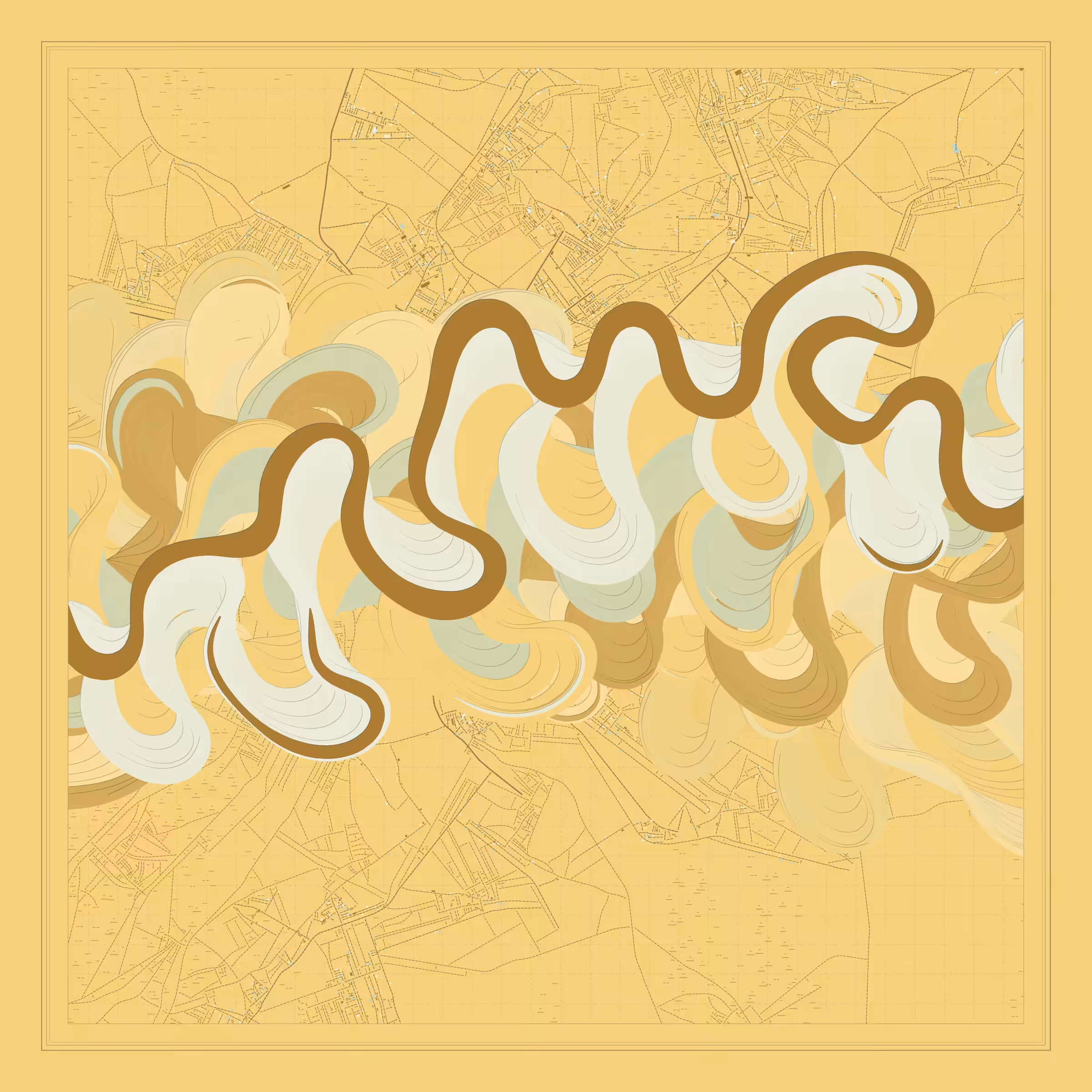 Ancient Courses of Fictional Rivers #621