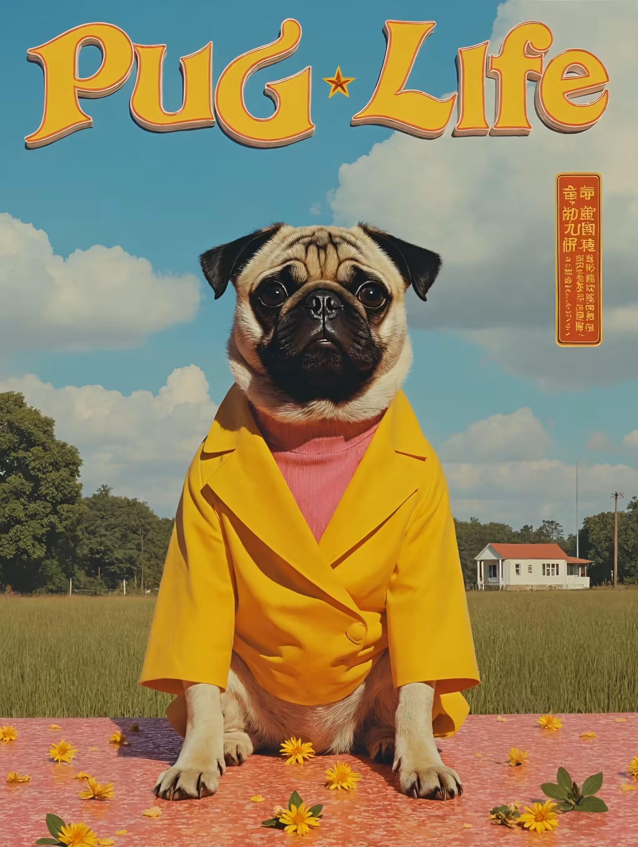 Pug Life Magazine Cover #1