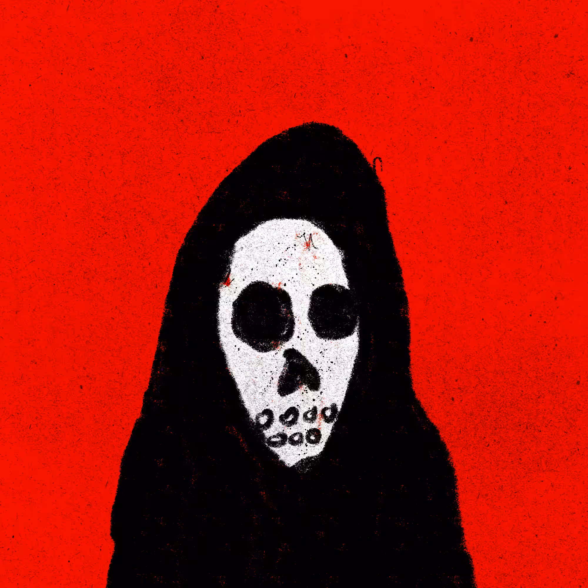 Shrouded Bones on Red