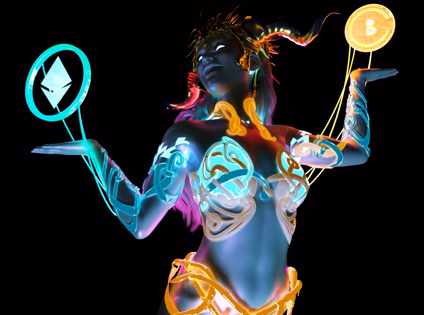 Crpyto Goddess CyberPunk