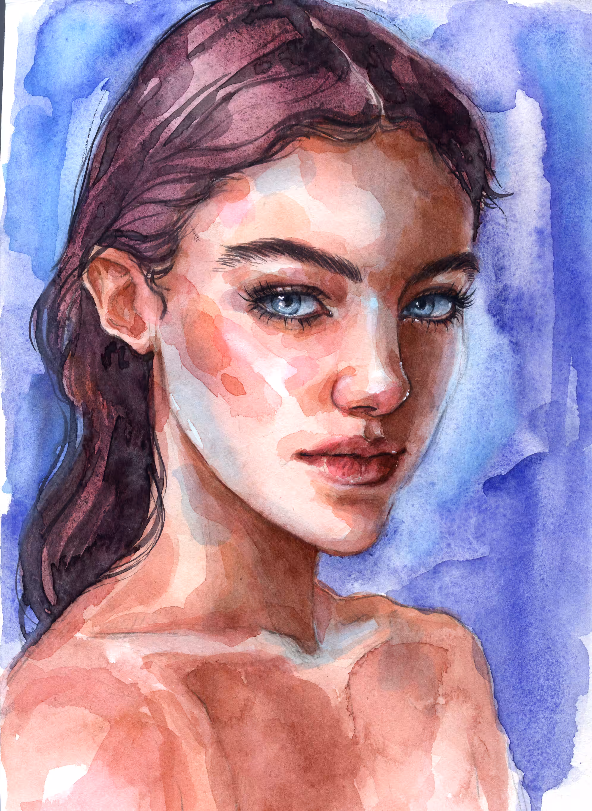 Bright  Fantasy Portraits: Blue mistery