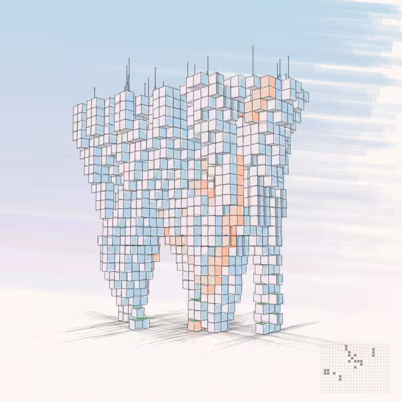 Cellular Skyscrapers #168