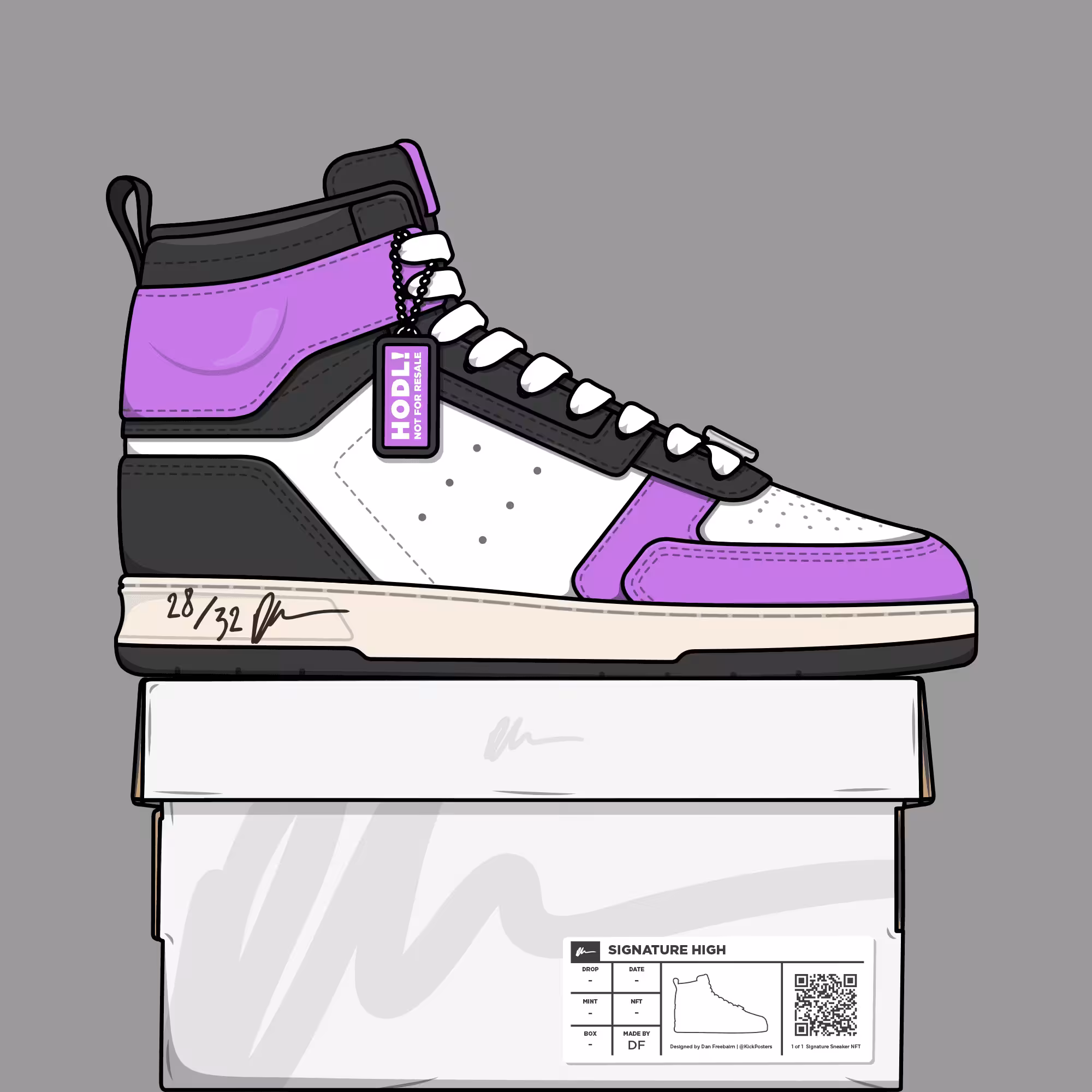 Signature Sneaker High 'Spectrum' - #28