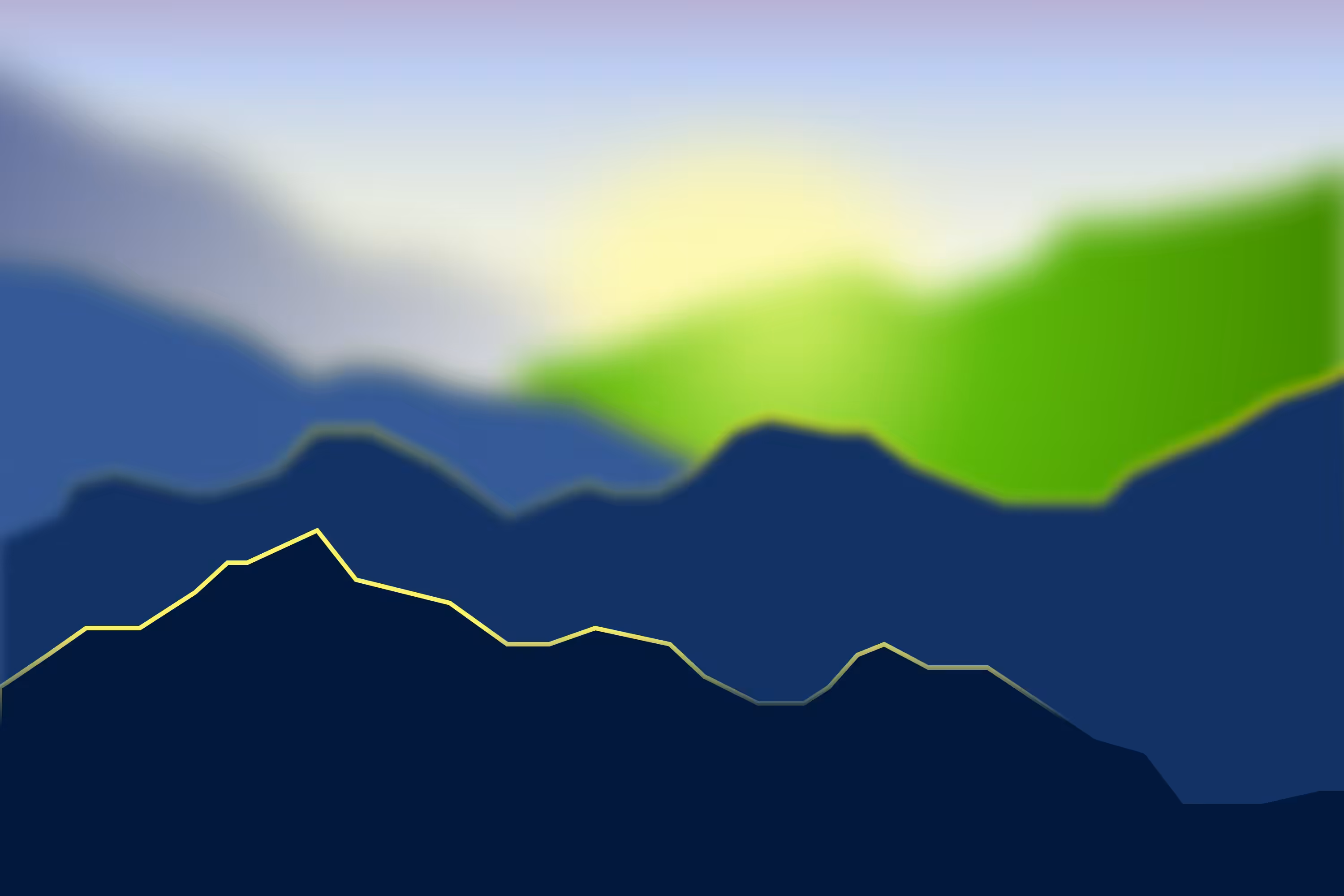6 a.m. in mountains