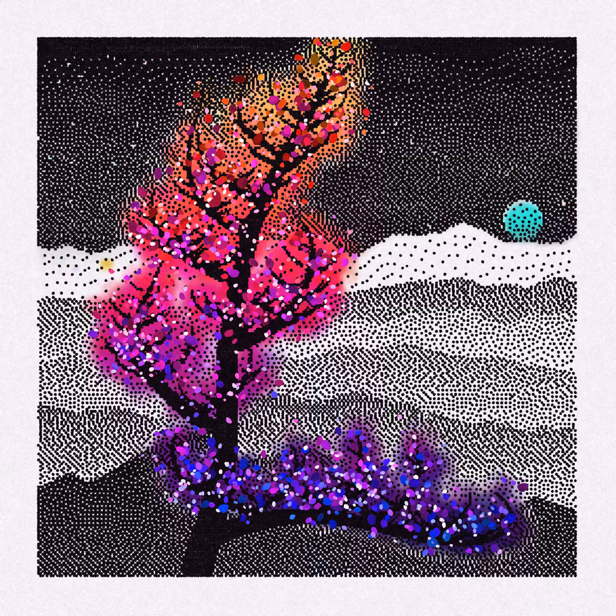 Dithered Branches #67