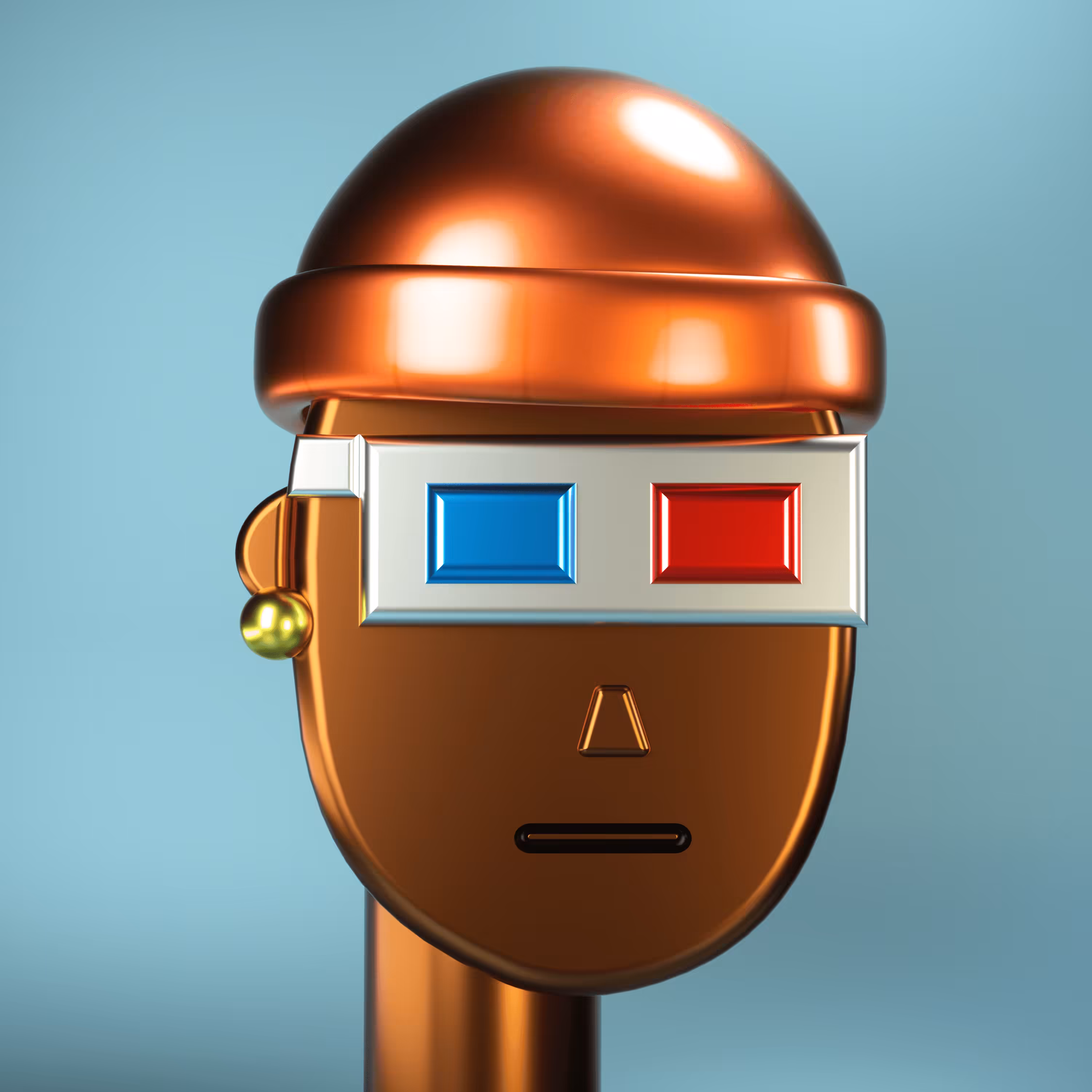 3D Chrome Punk #0849