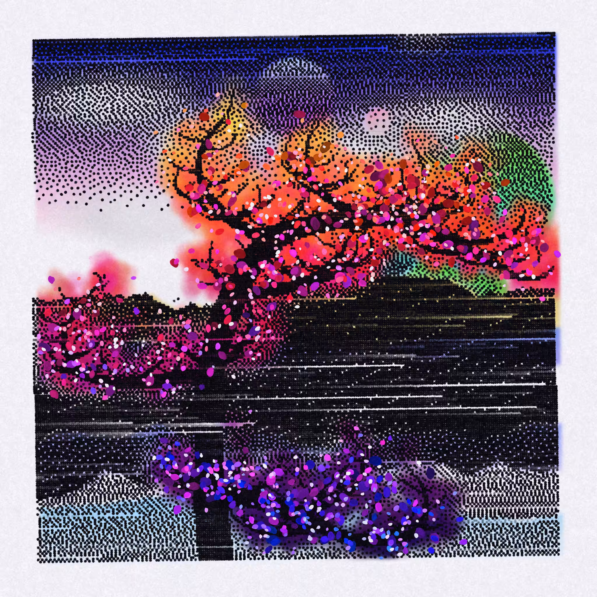 Dithered Branches #208