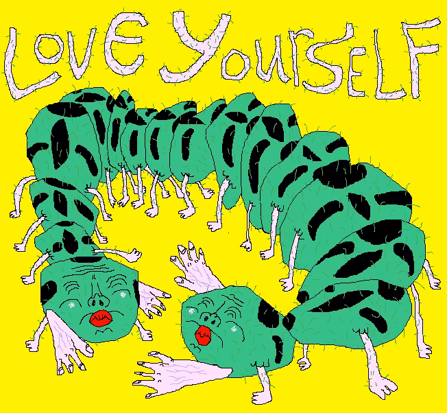 the caterpillar loves itself