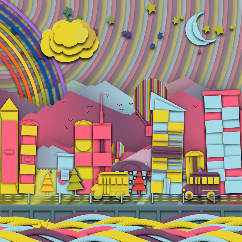 Paper Art 2.5D #28