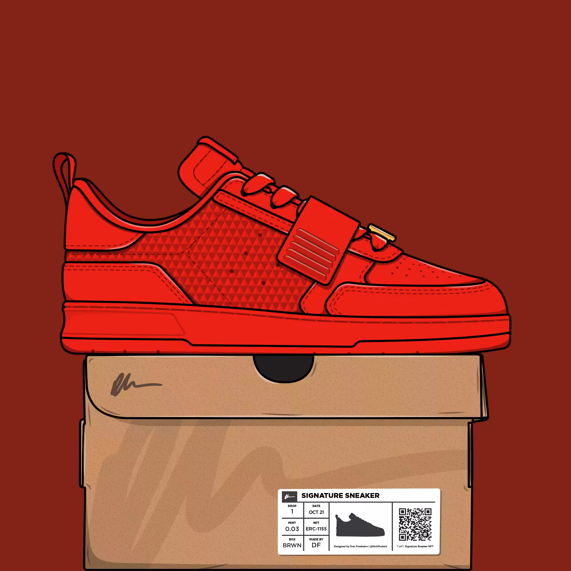 Signature Sneaker 'October' - #006