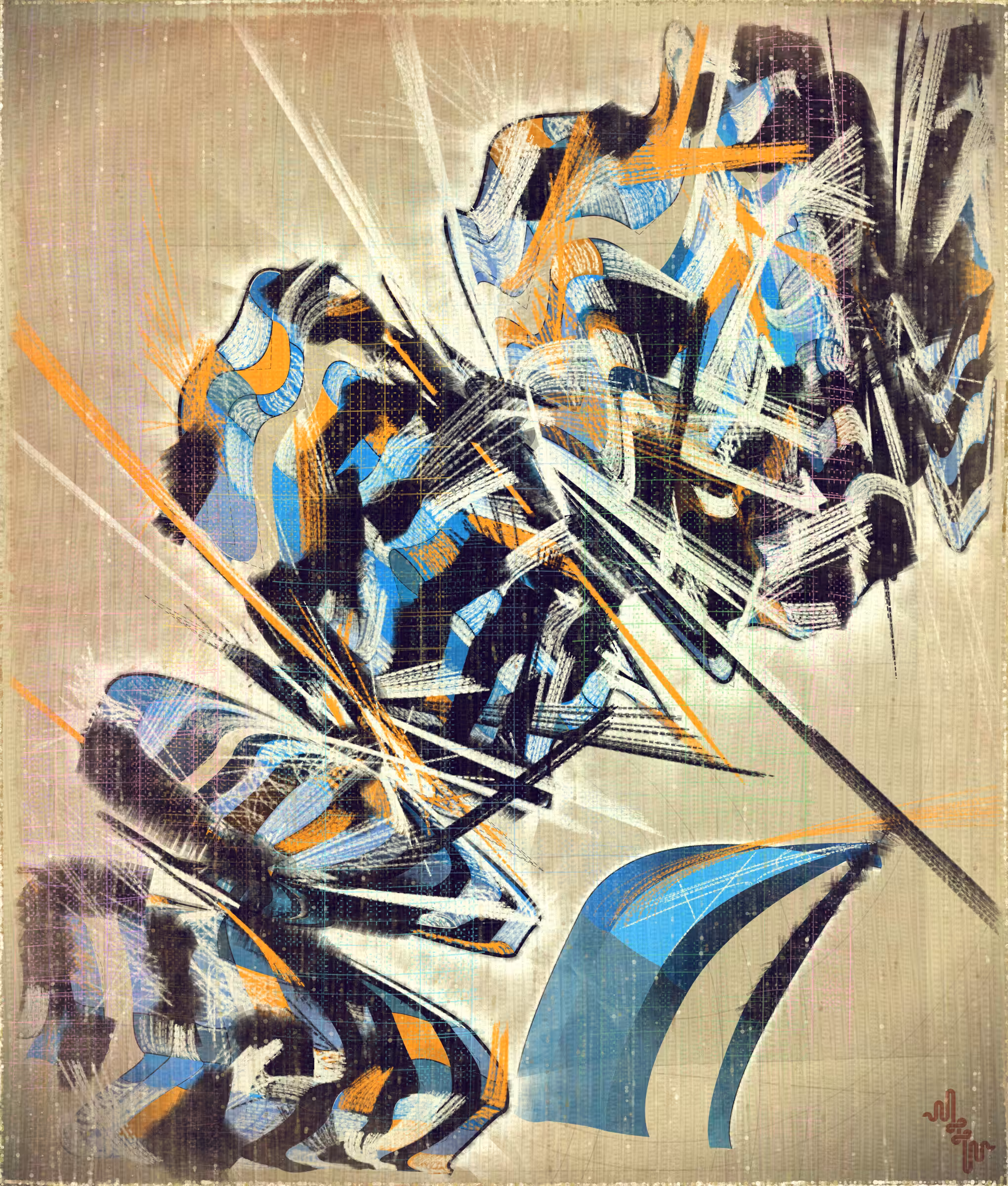 Amplitudes of Canvas #119