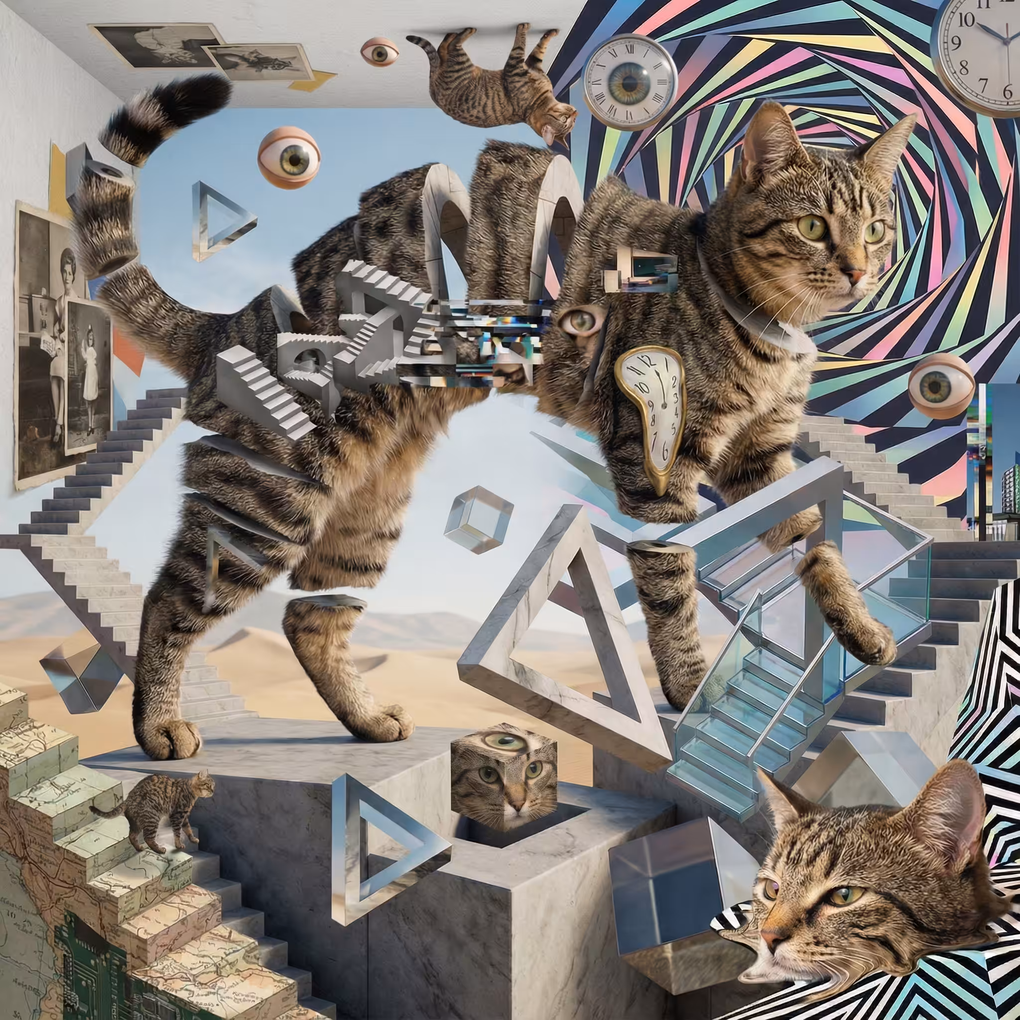 abstract cats #33