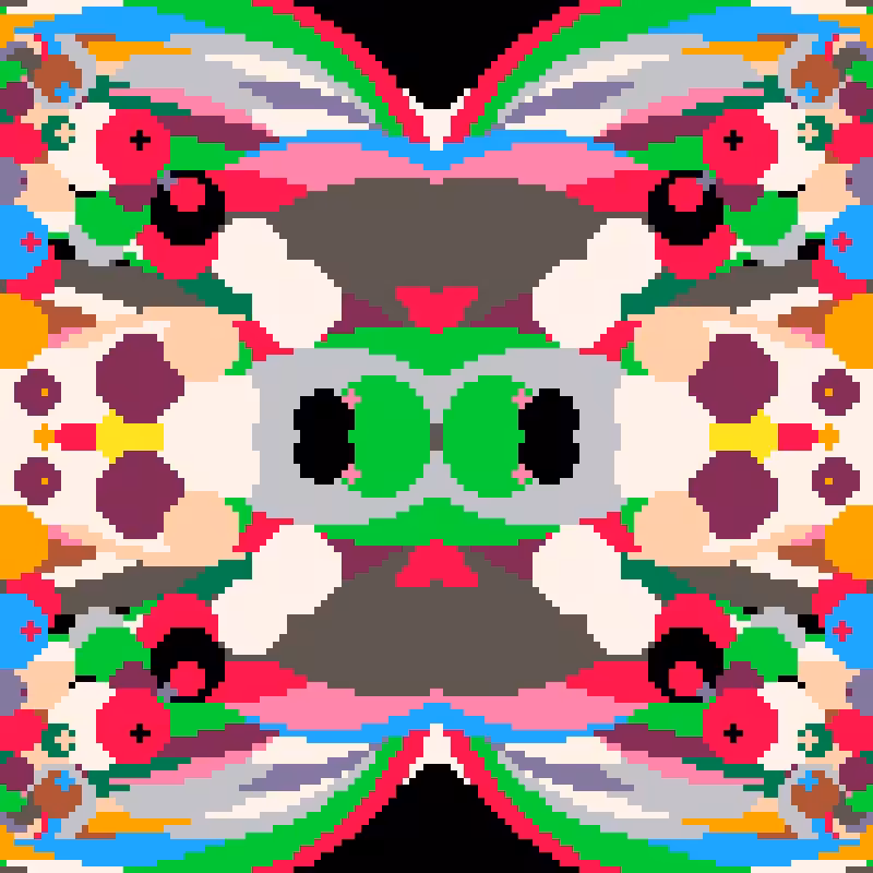 Rapid Psychedelic Inkblot Test Generator #6