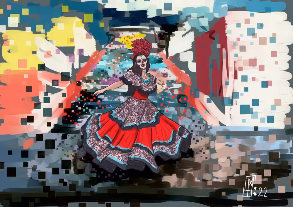 🌸💀🌸 Catrina - Dia de los Muertos 🎃👻🧙‍♀️