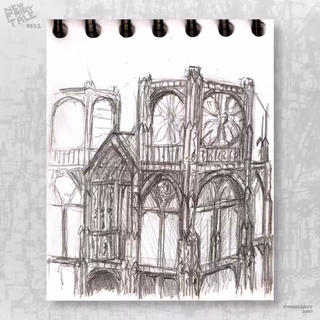 Cathedral in Sketchbook 0031