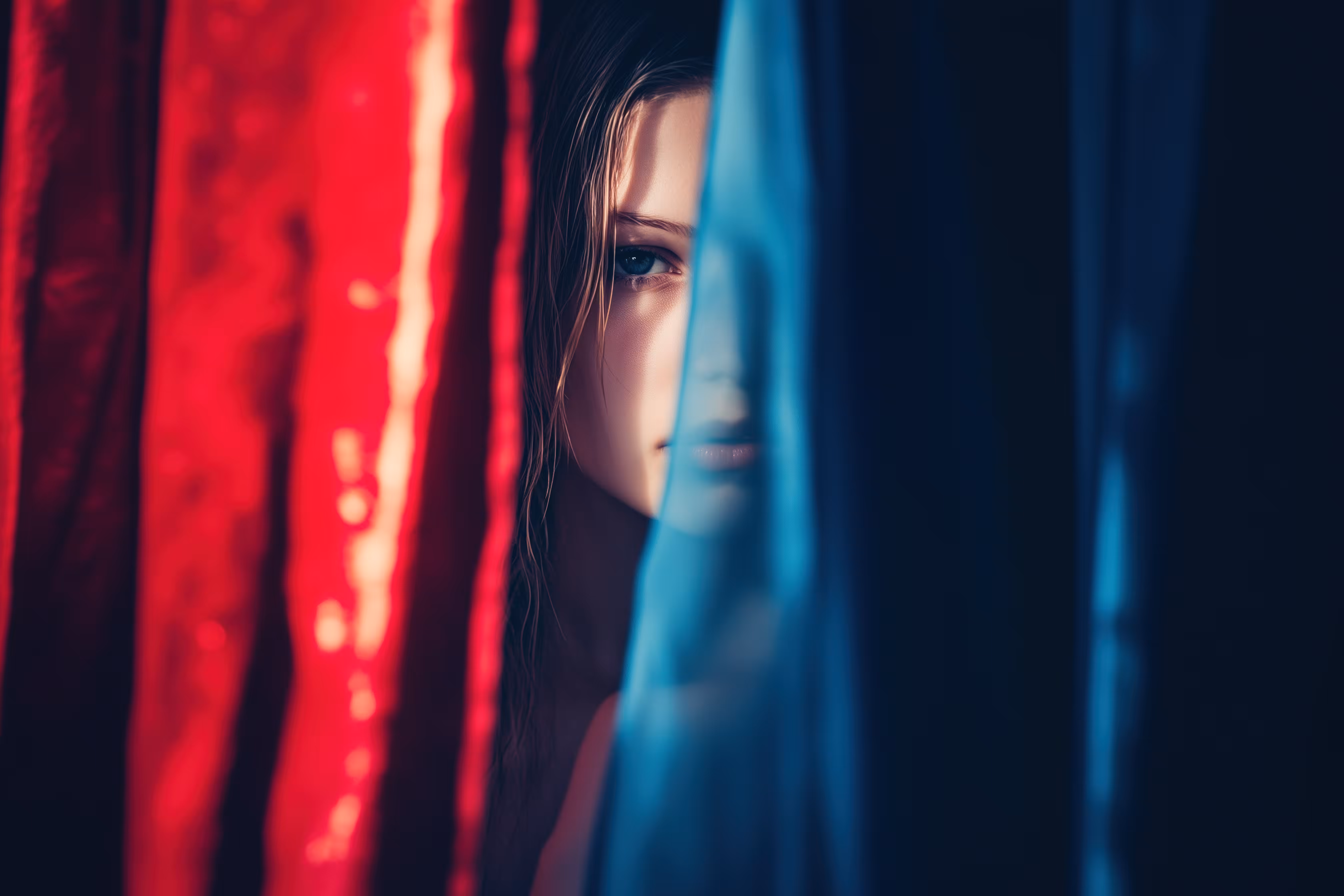 L’intrigue du rouge et du bleu