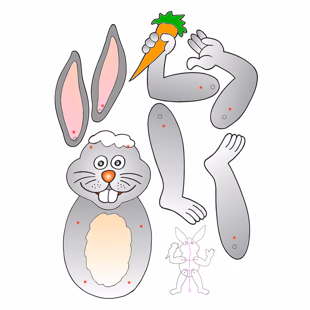 Naughty Bunny Puppet