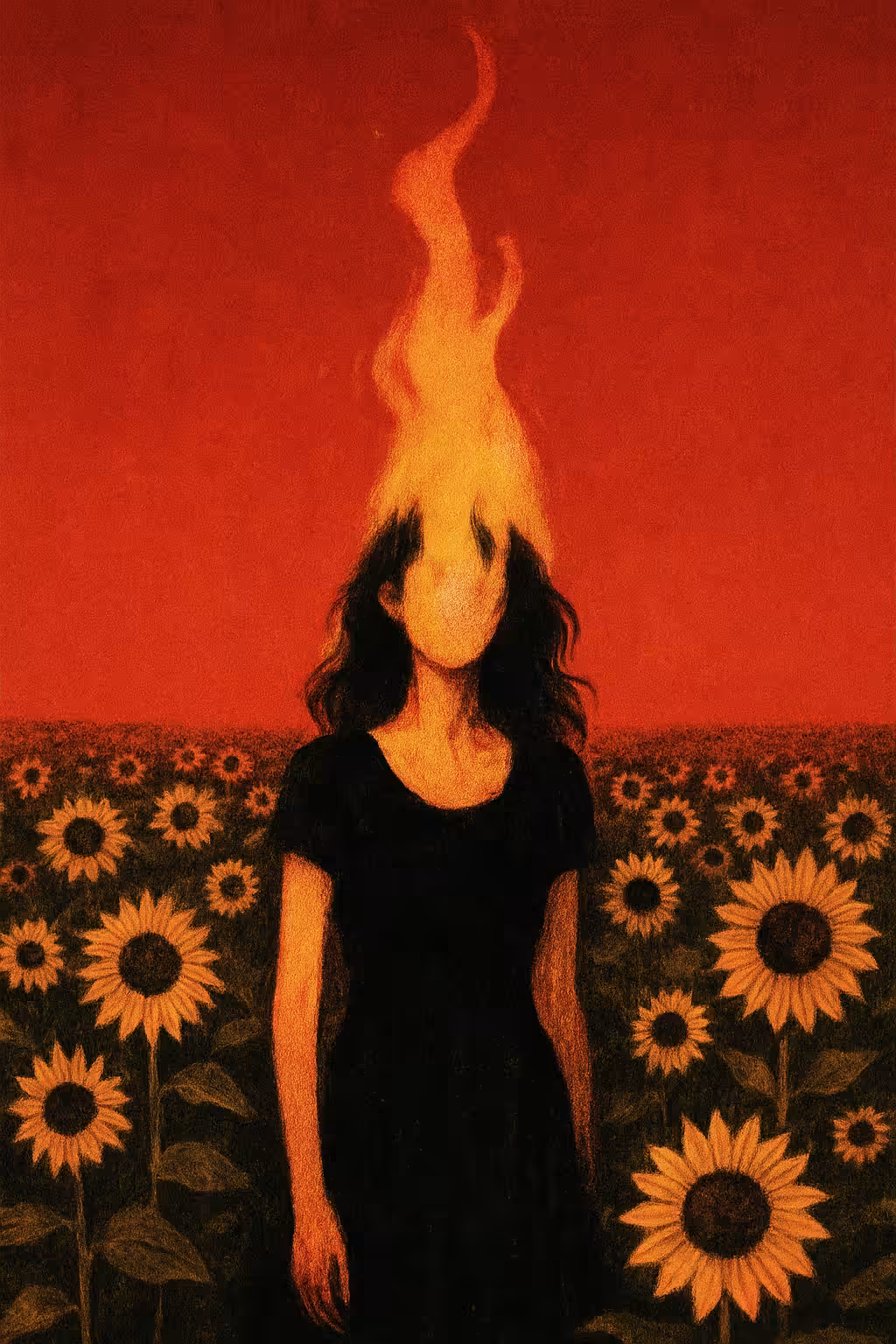 The Sunflowers Saw Her Fade