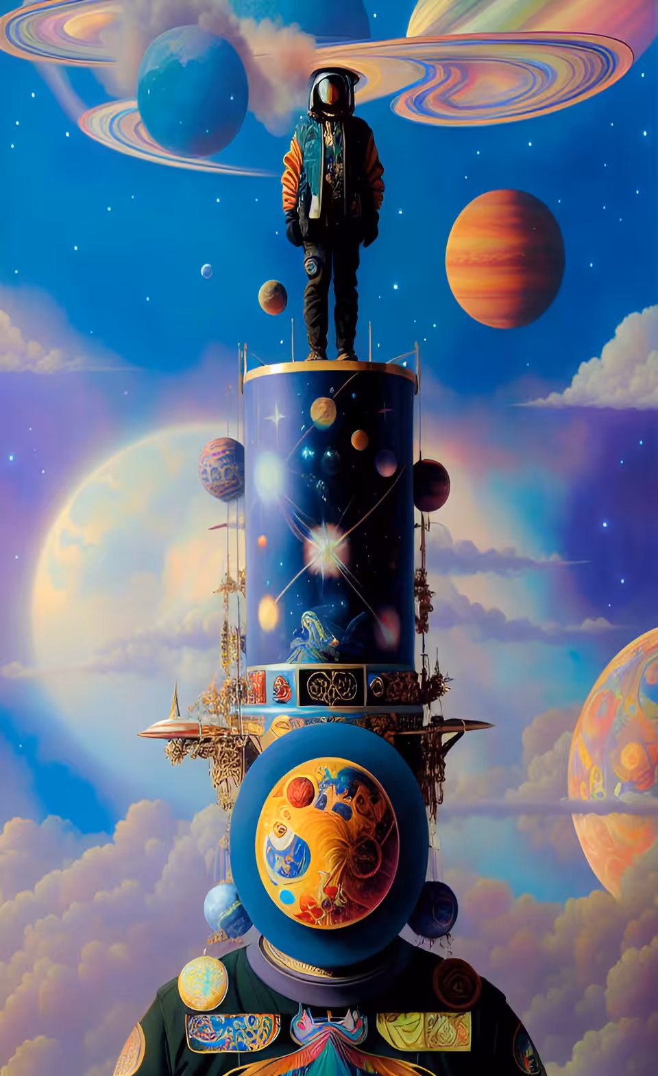Space in you: Higher than clouds