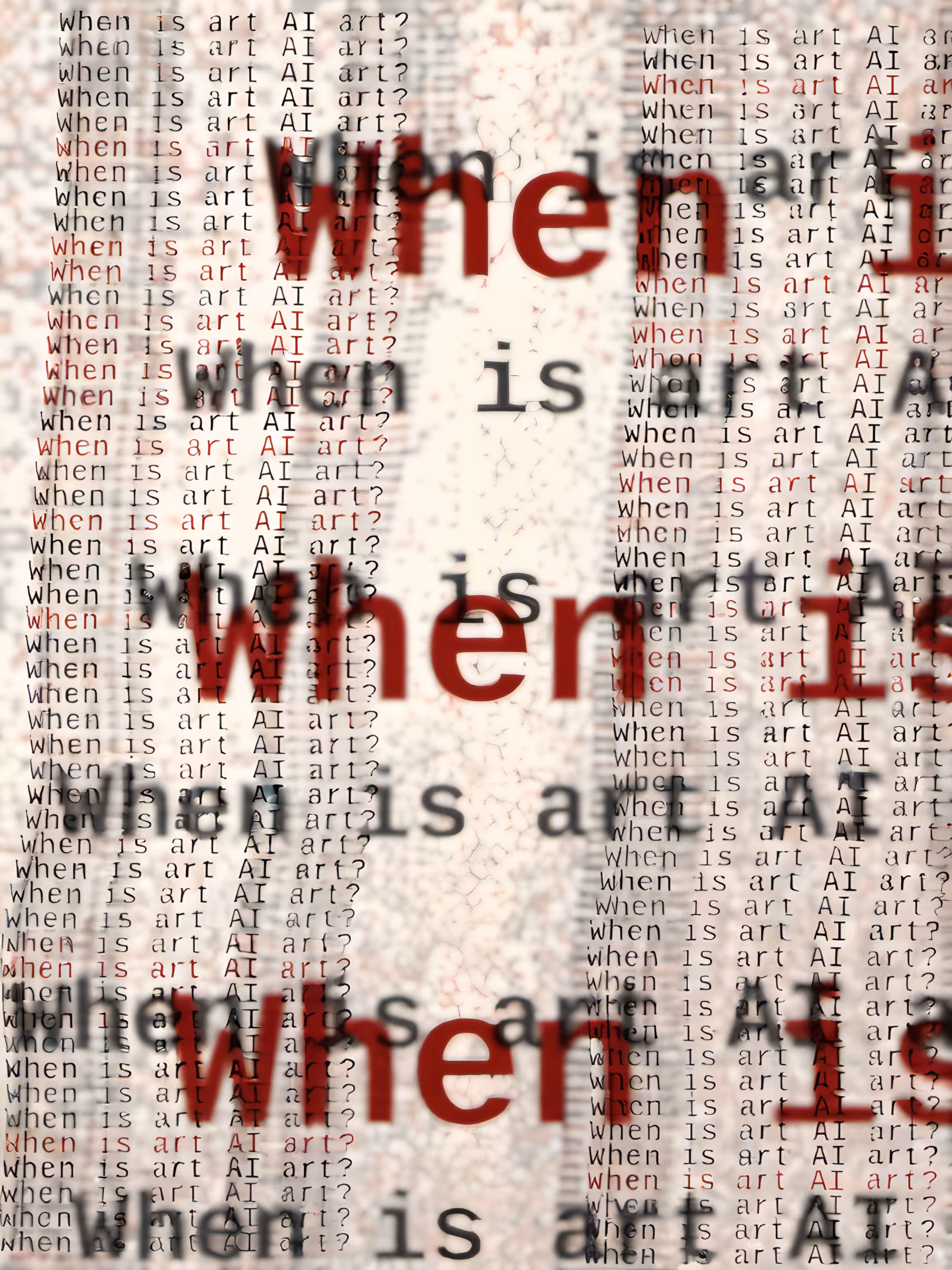 Is it AI art if a human designed it? #13