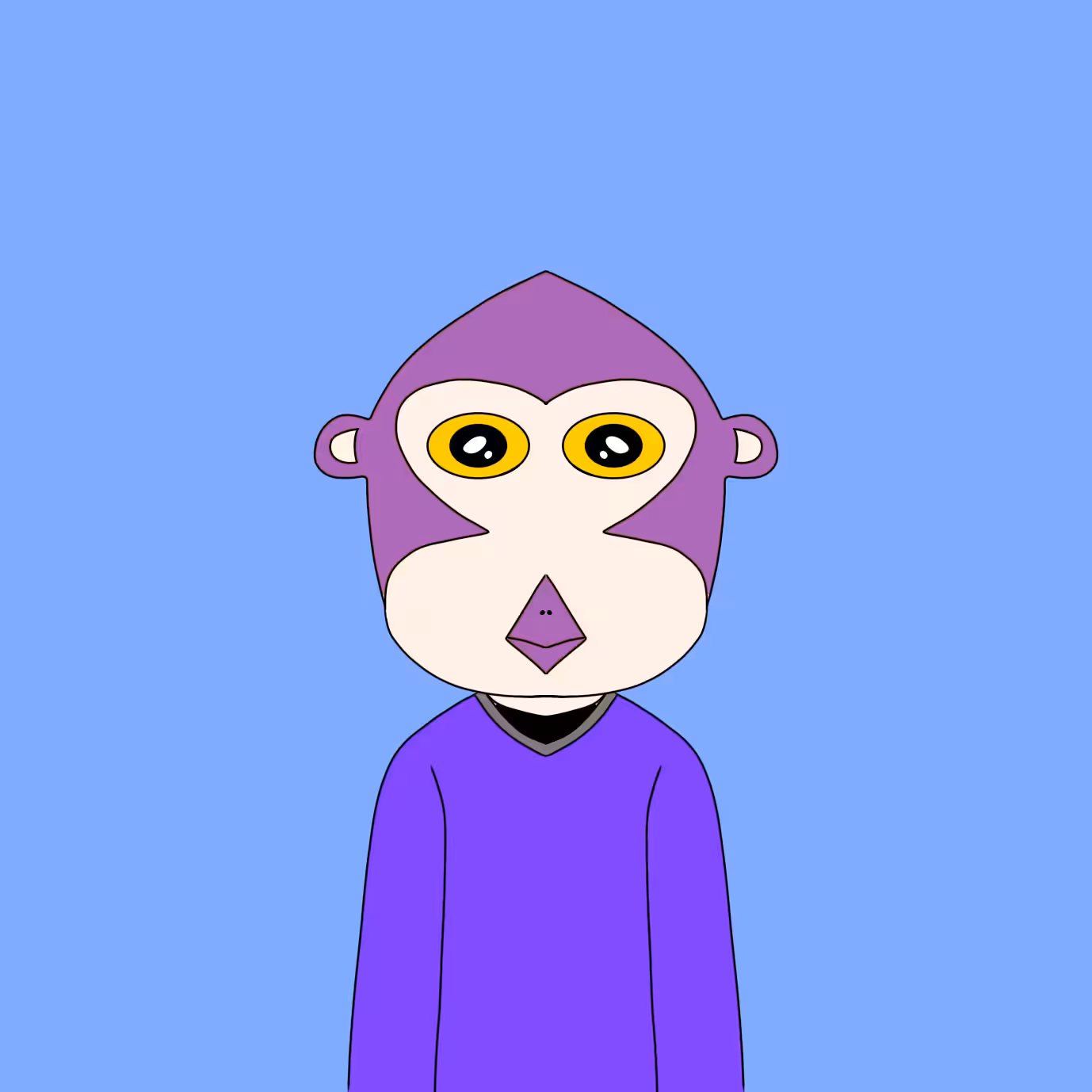 human monkey: monkey #19
