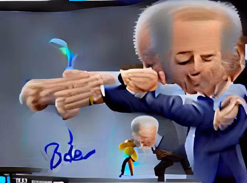 Joe Biden dabbing