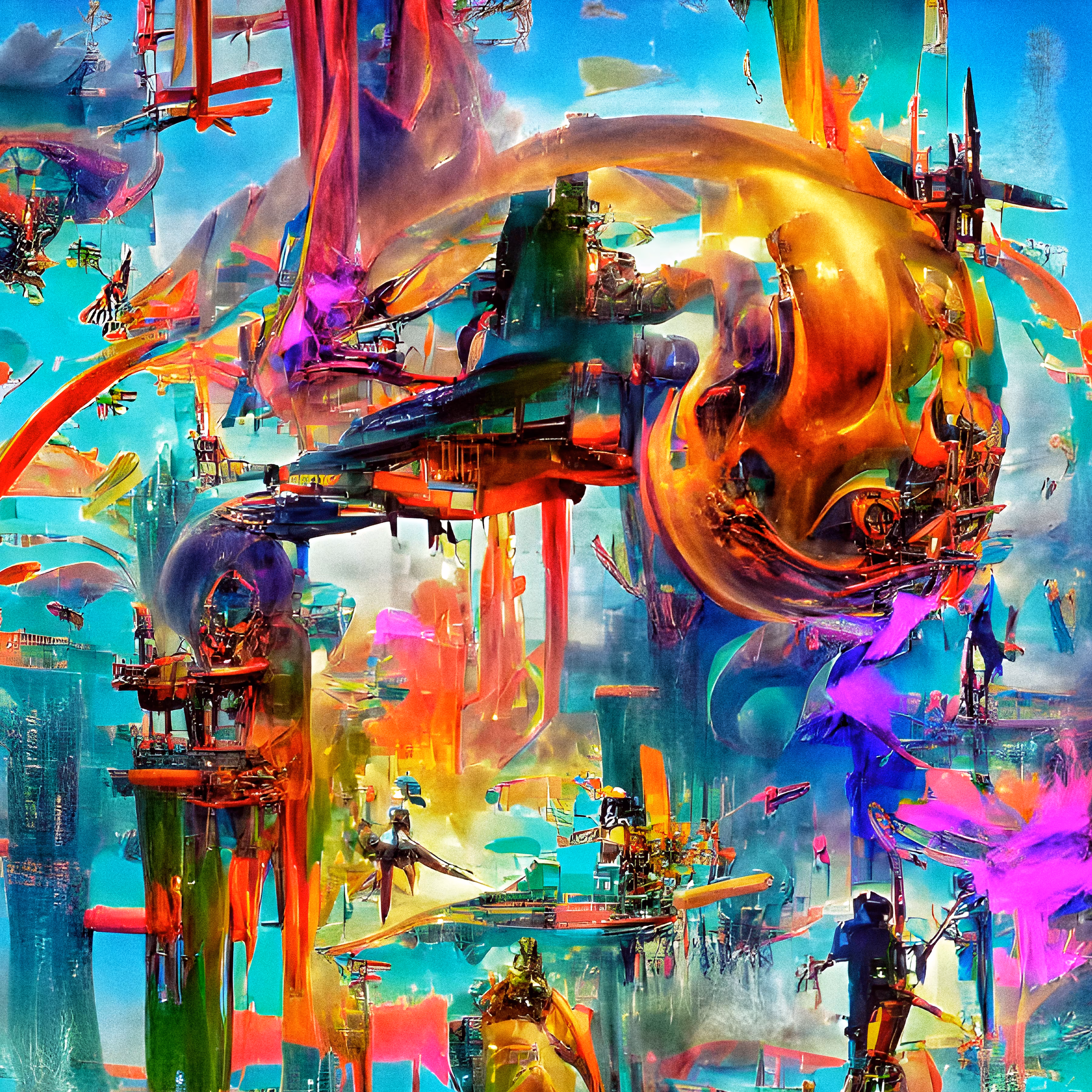 Abstraction #010 - Dreaming to live