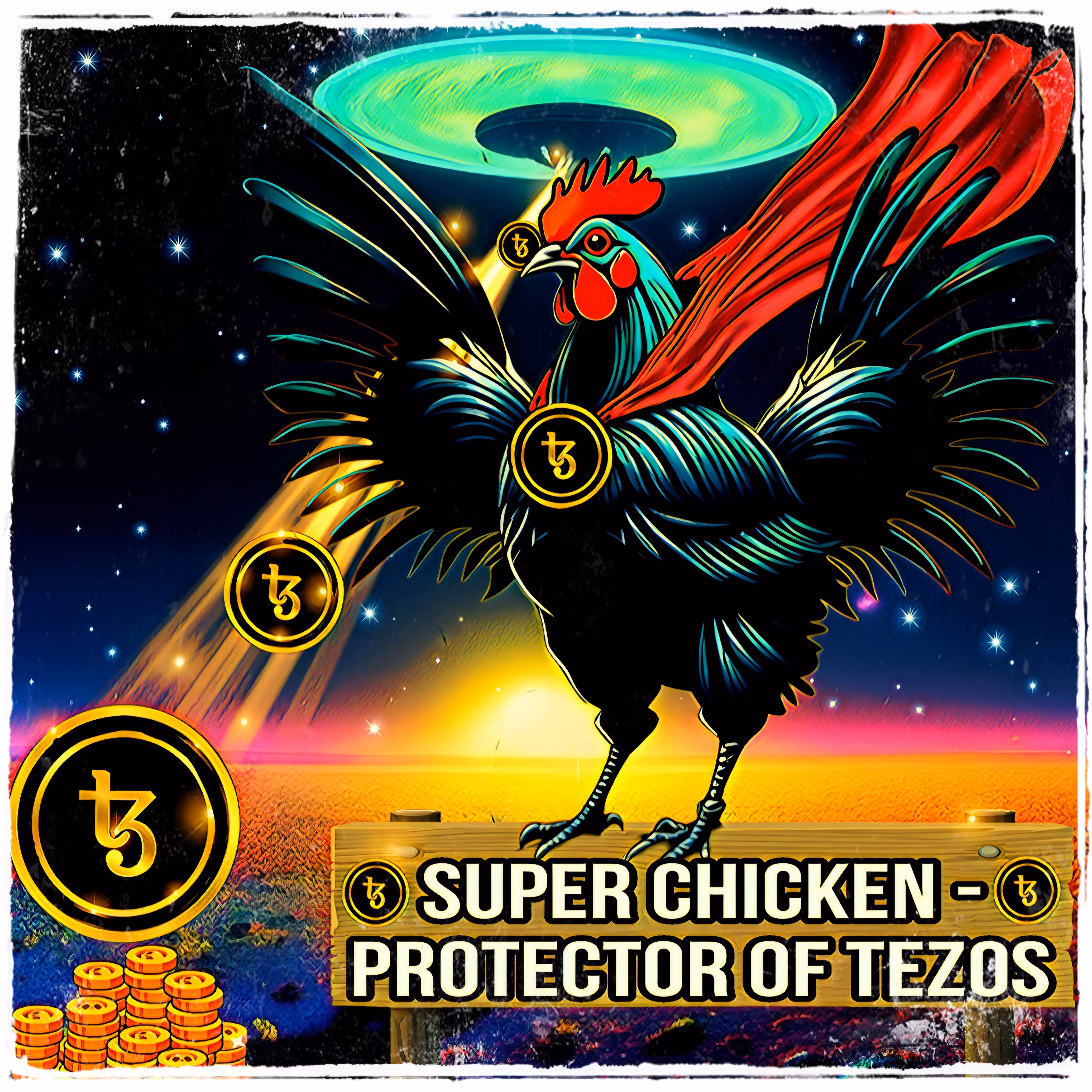 Super Chicken- Protector of Tezos 