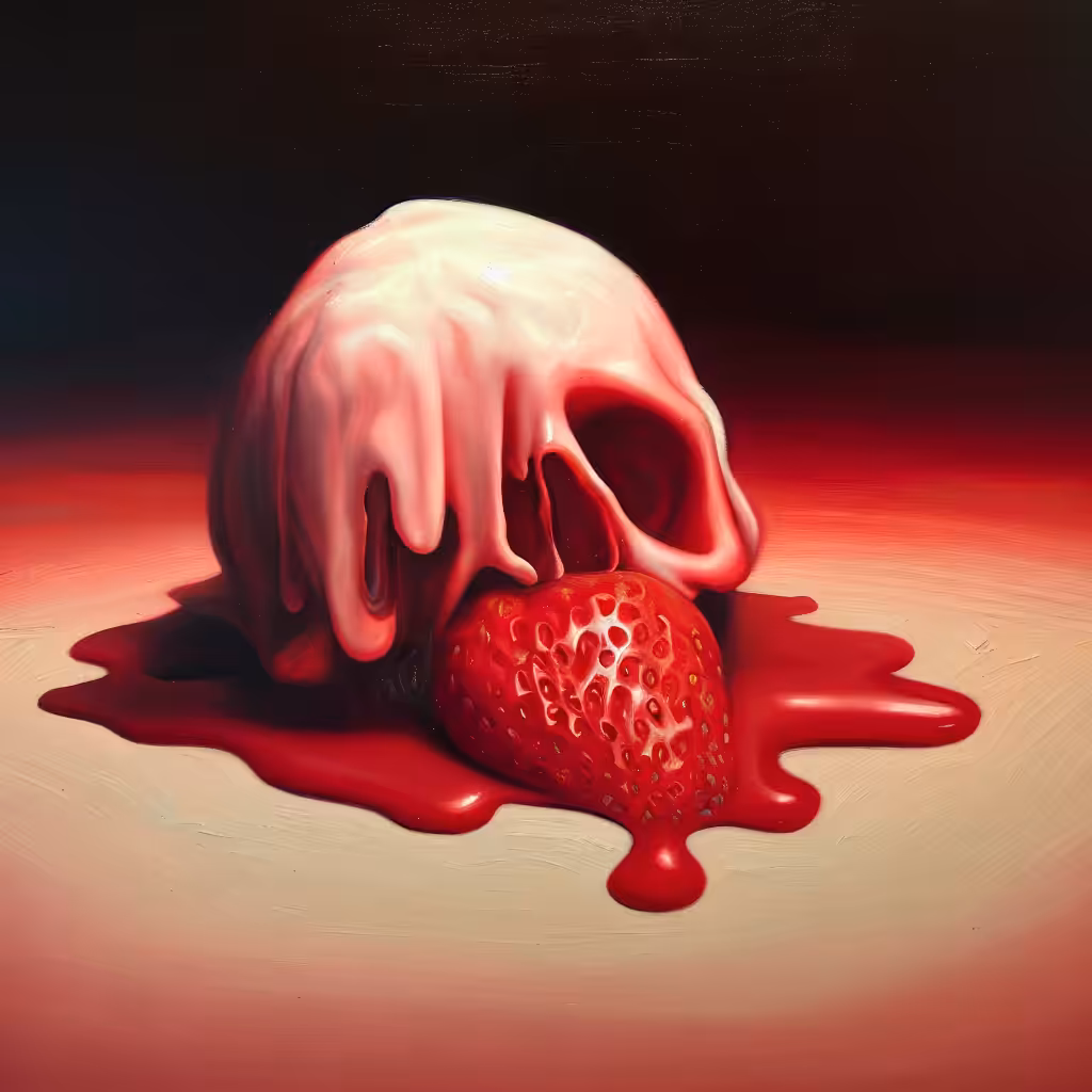 Strawberry Skull Melt | 2