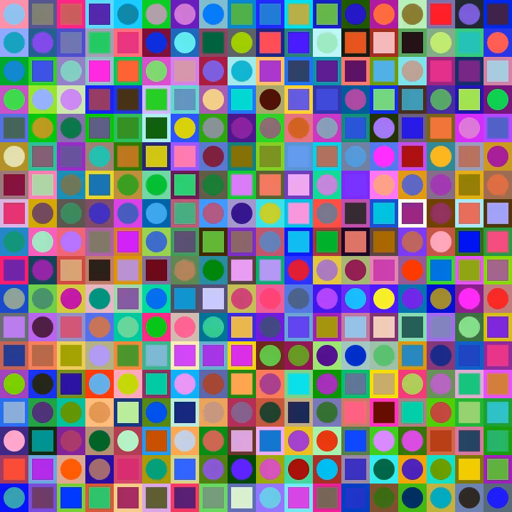 Square Dot Composition #292