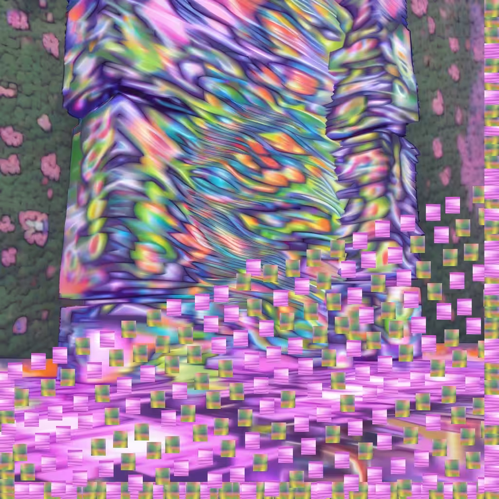 Rodeo posts: a random collage output