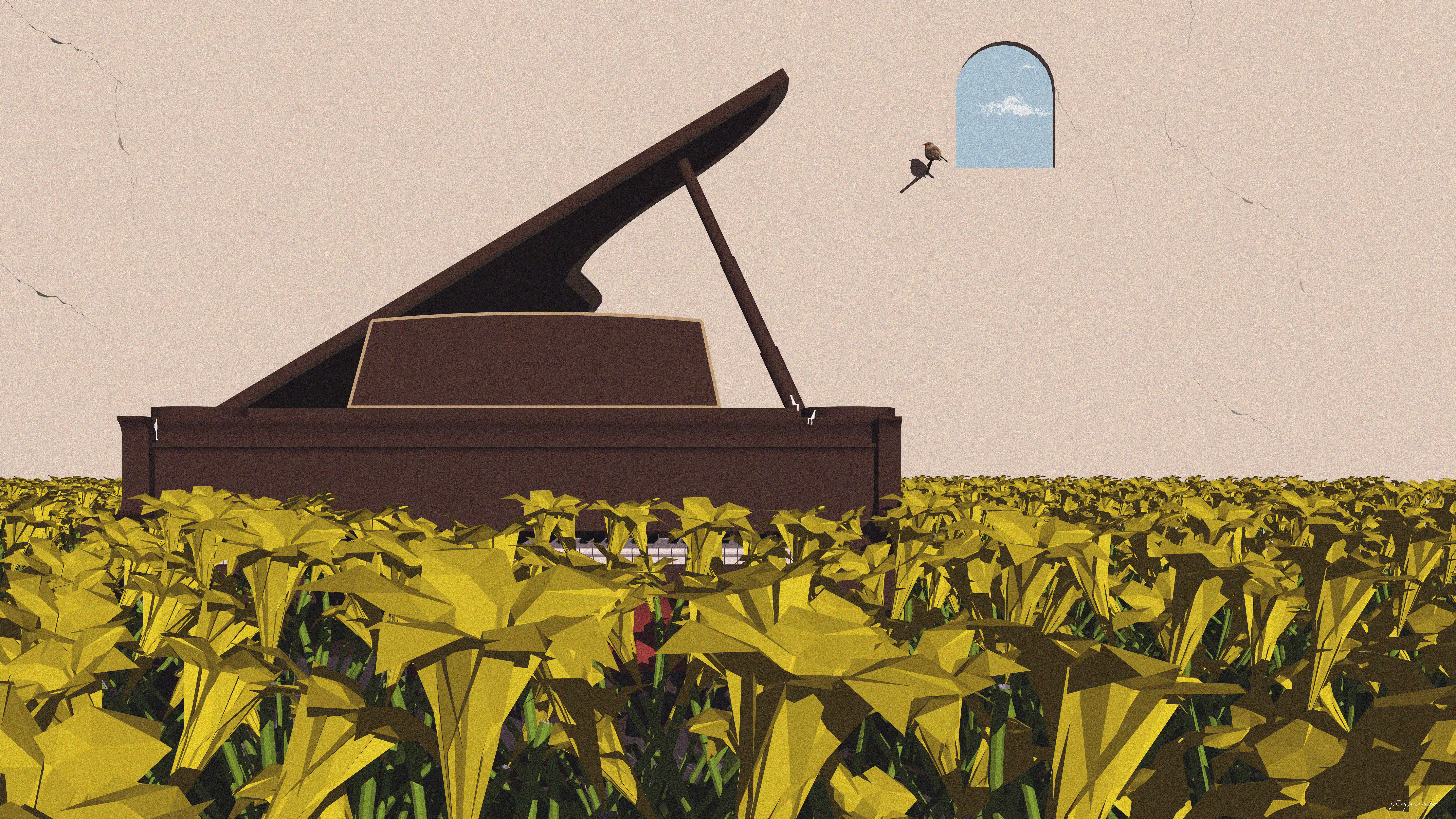 Goldfinch and the Piano